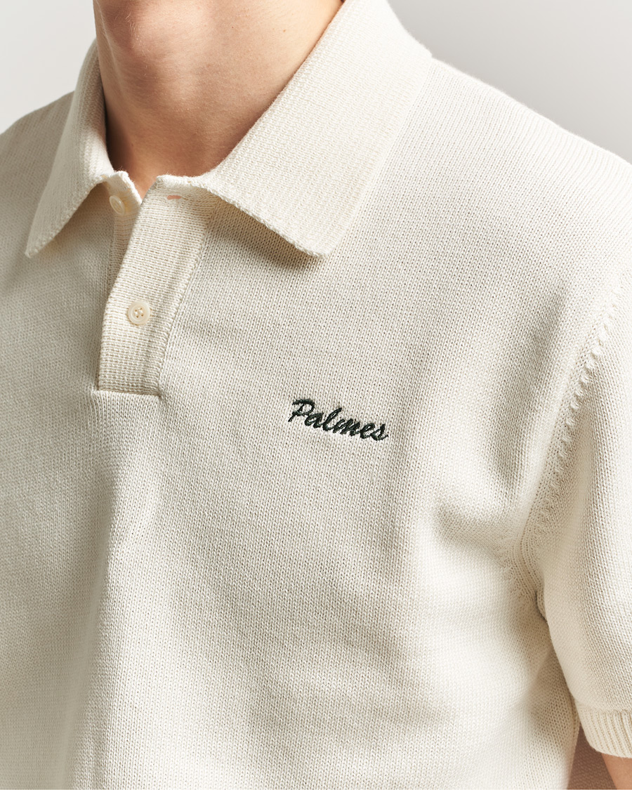 Homme | Polos | Palmes | Cotton Knit Polo Off White