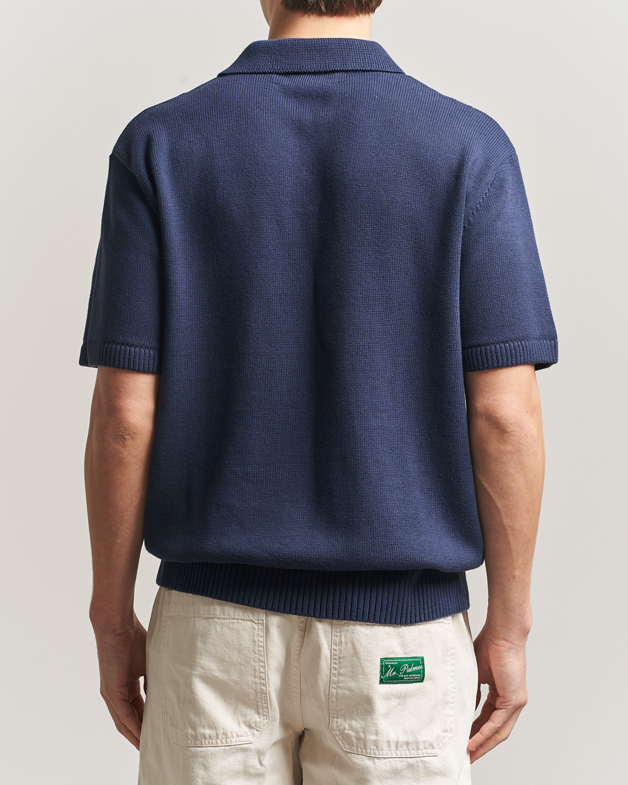 Homme | Polos | Palmes | Cotton Knit Polo Navy