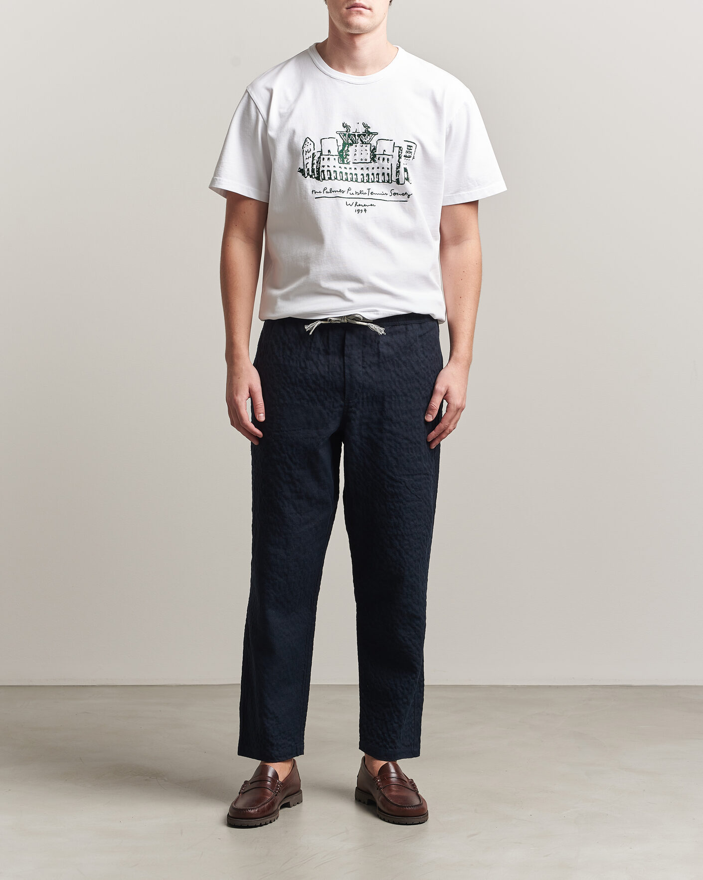 Homme | T-shirts | Palmes | Public T-Shirt White