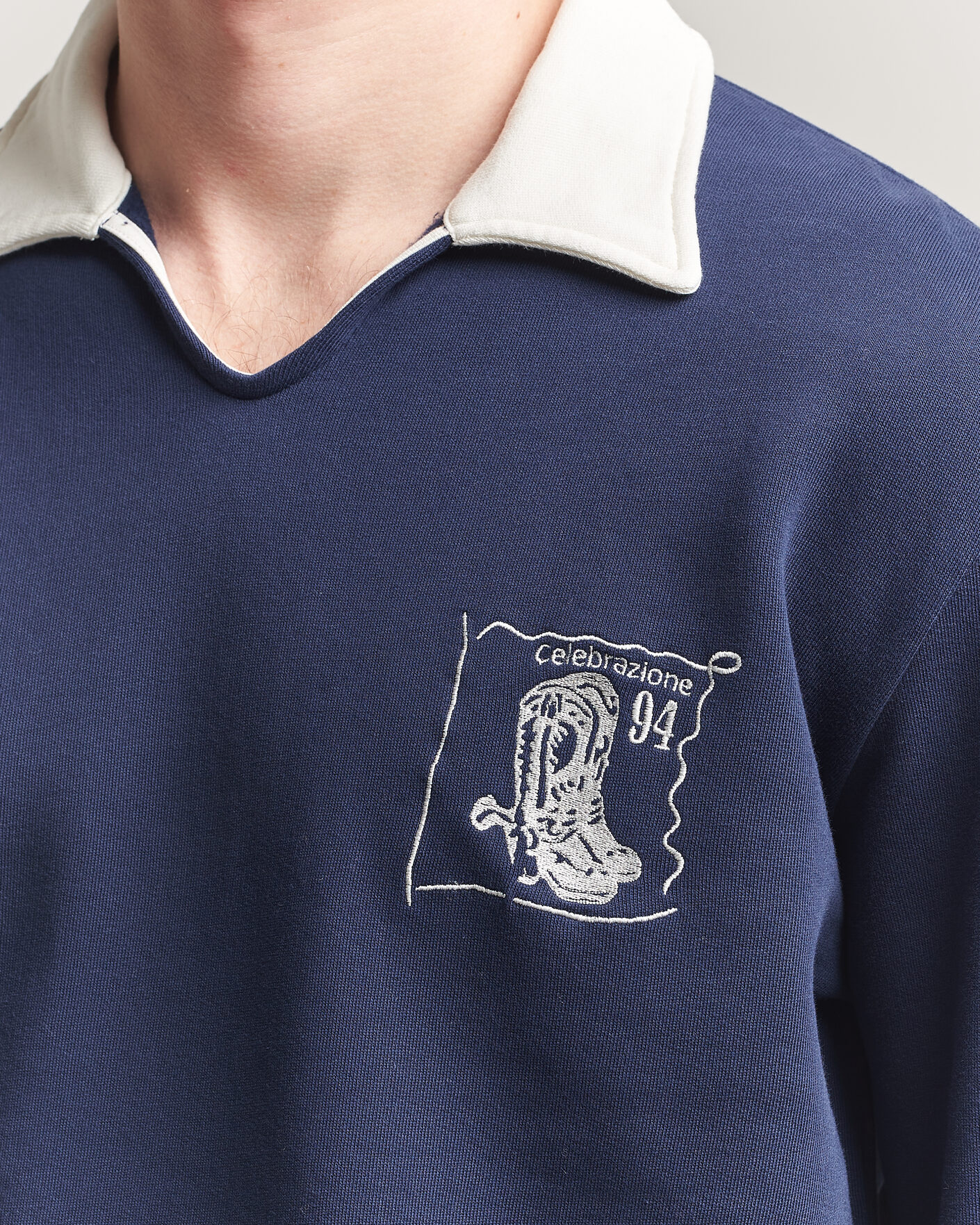 Homme | Pulls Et Tricots | Palmes | Boot Open Rugby Shirt Navy