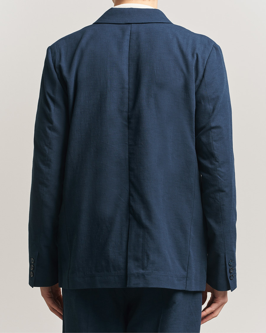 Homme | Blazers | Palmes | Single Breasted Cotton Blazer Navy