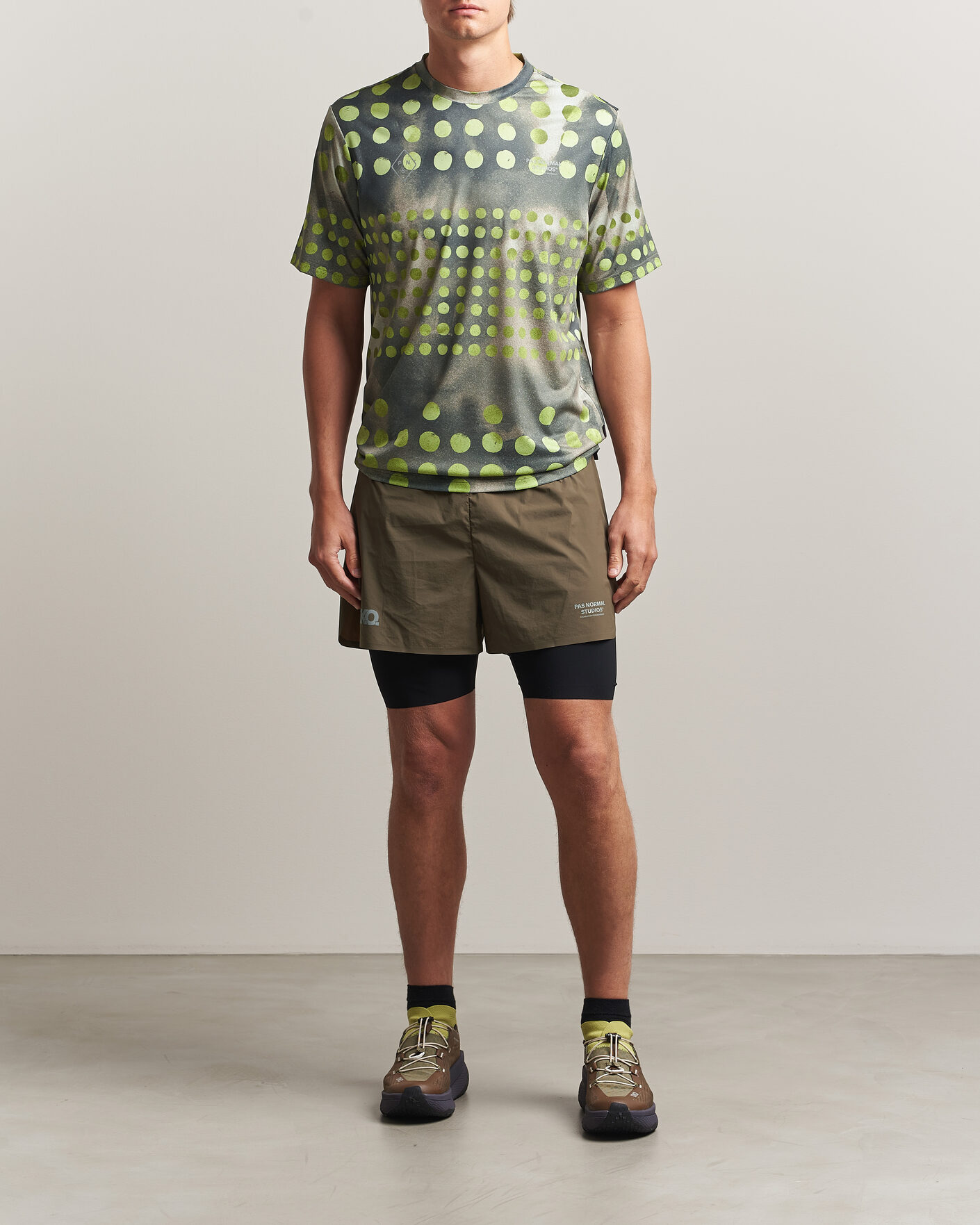 Heren | T-shirts | Pas Normal Studios | TKO Balance T-Shirt Moss Green