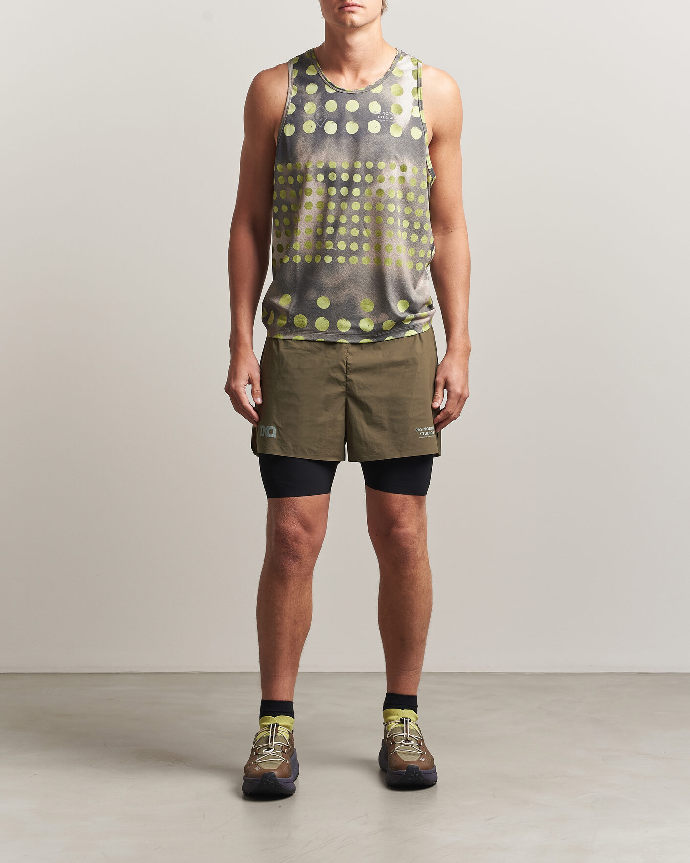 Heren | Korte broek | Pas Normal Studios | TKO Balance 2-in-1 Shorts Dark Stone