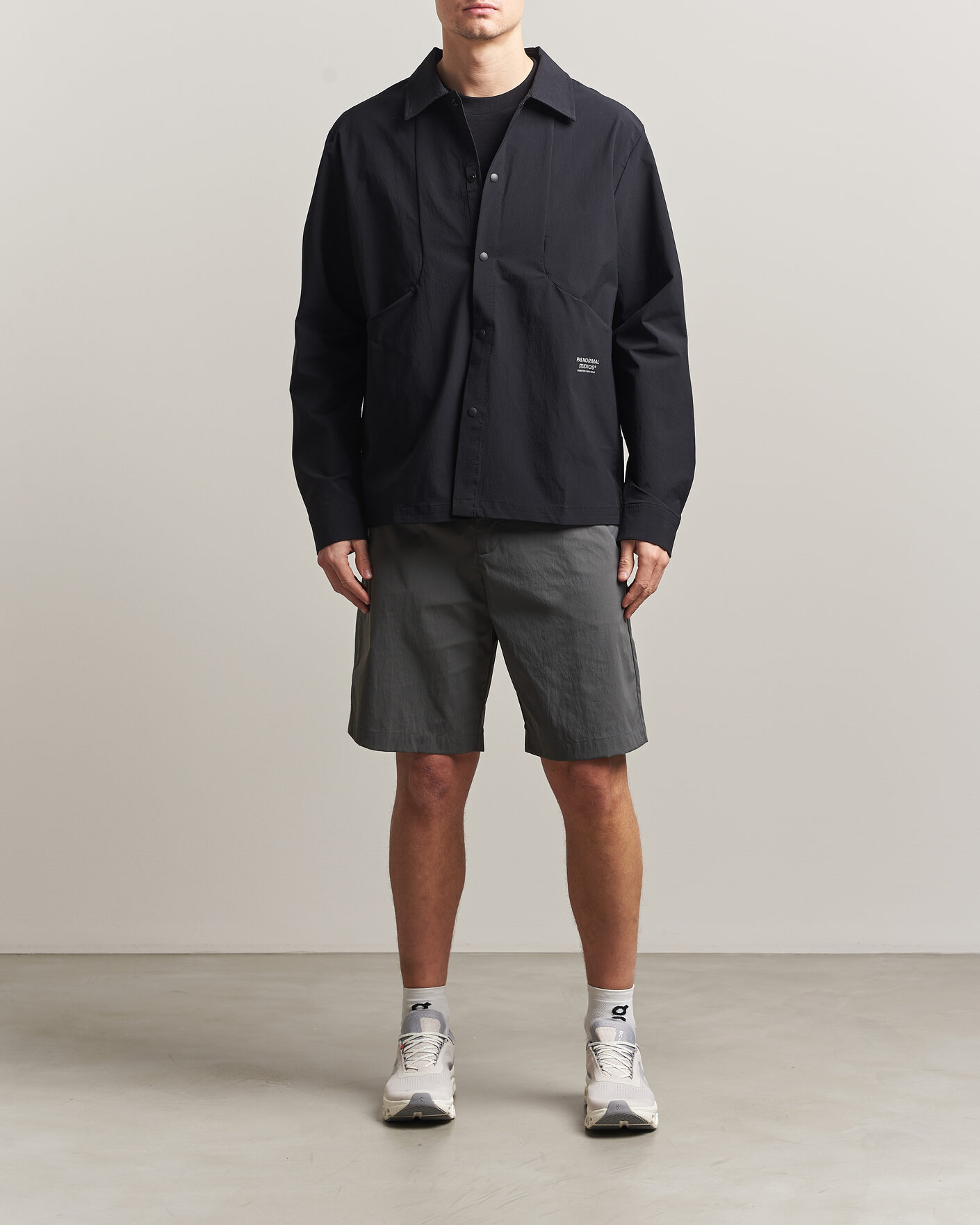 Homme | Chemises | Pas Normal Studios | Off Race Tech Overshirt Black