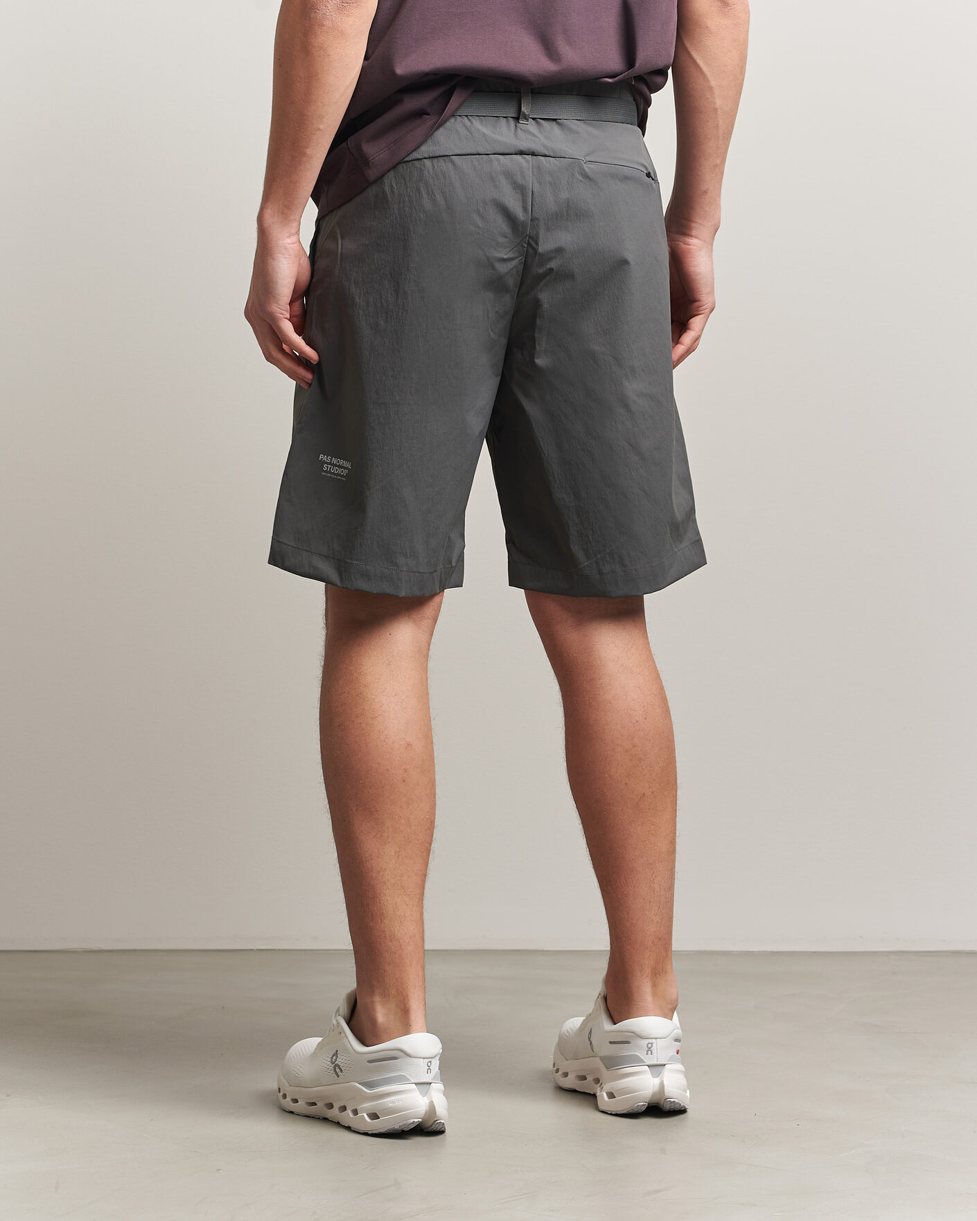 Heren | Korte broek | Pas Normal Studios | Off Race Light Tech Shorts Dark Grey