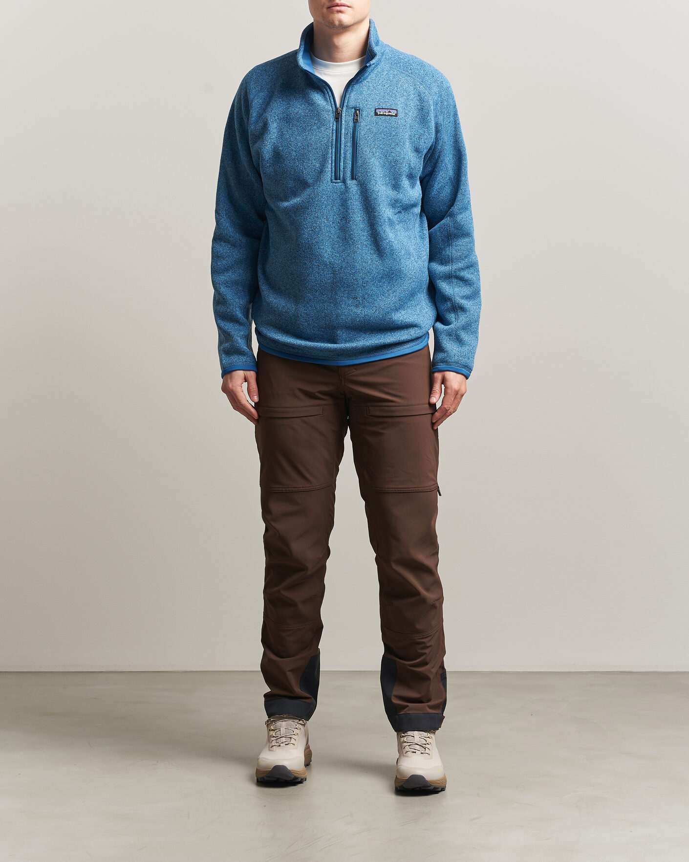 Heren | Truien | Patagonia | Better Sweater Half Zip Fleece Jacket Aquatic Blue