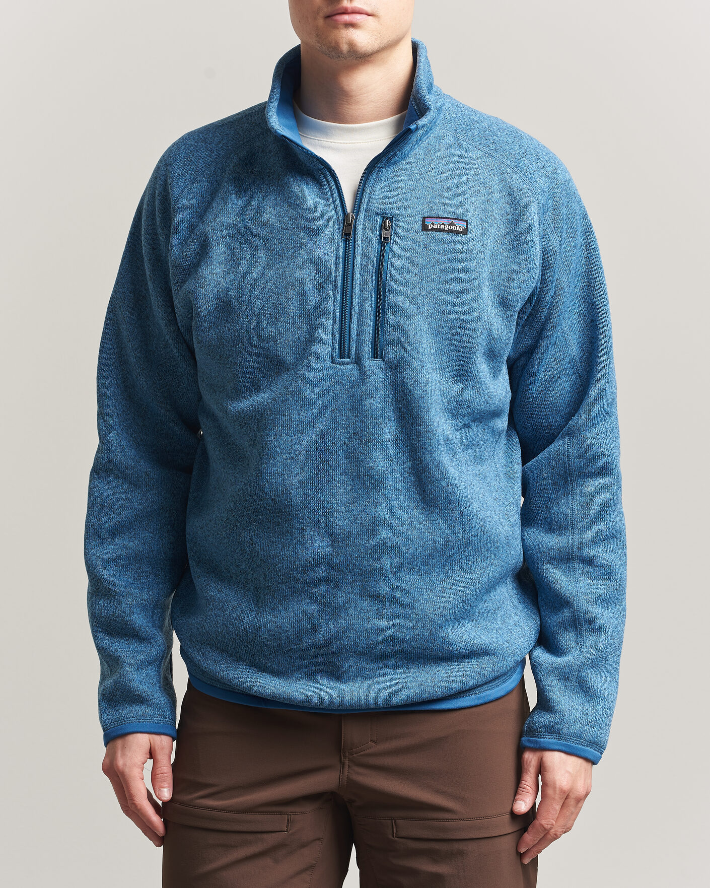 Heren | Truien | Patagonia | Better Sweater Half Zip Fleece Jacket Aquatic Blue