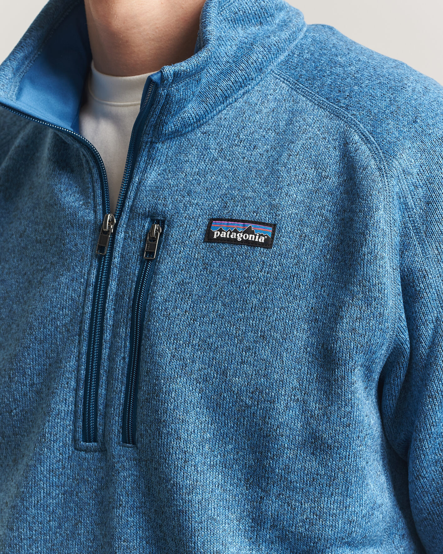 Heren | Truien | Patagonia | Better Sweater Half Zip Fleece Jacket Aquatic Blue
