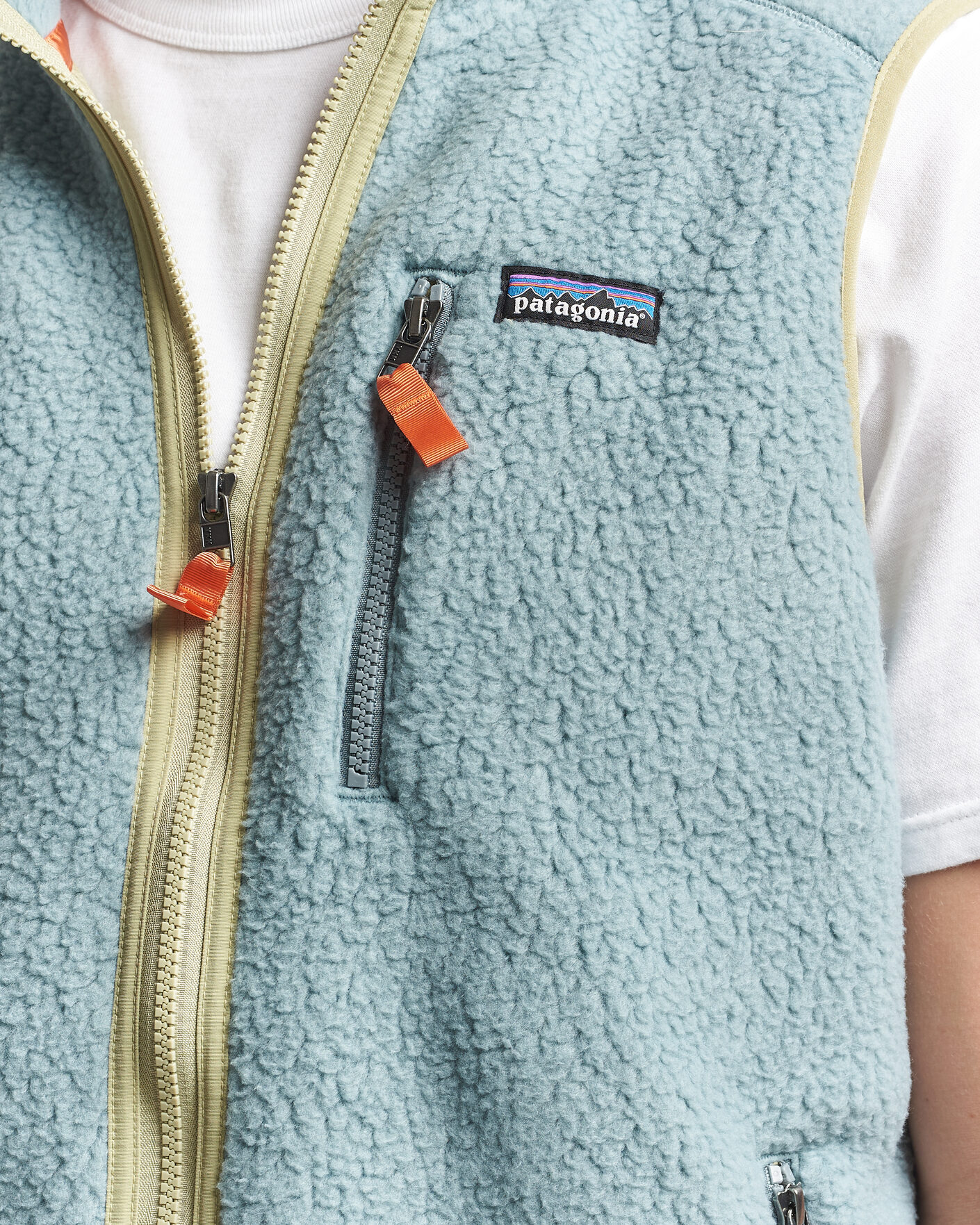 Heren | Gilets | Patagonia | Retro Pile Vest Blue Sage
