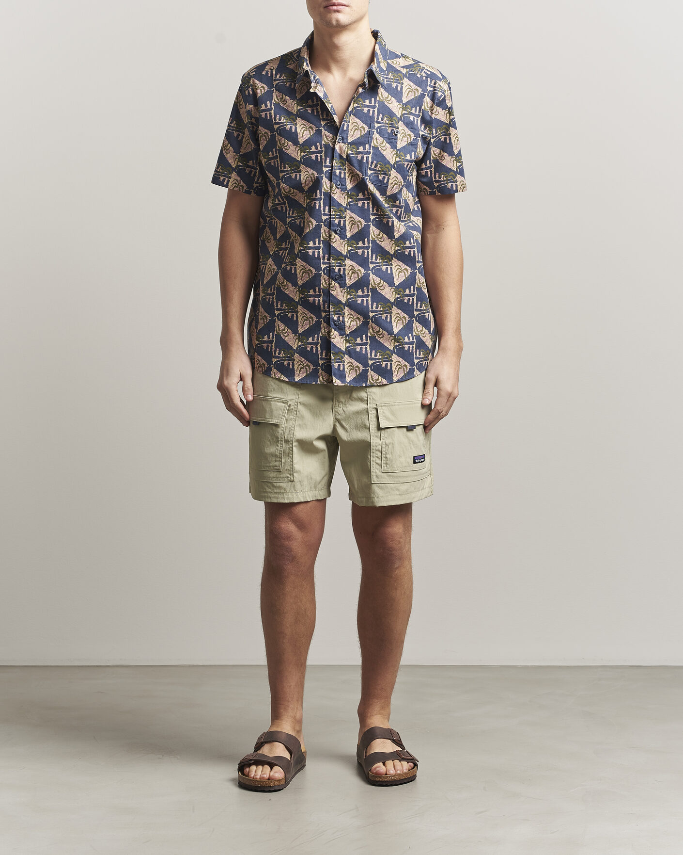 Heren | Overhemden | Patagonia | Go To Short Sleeve Shirt Jaguar Geo