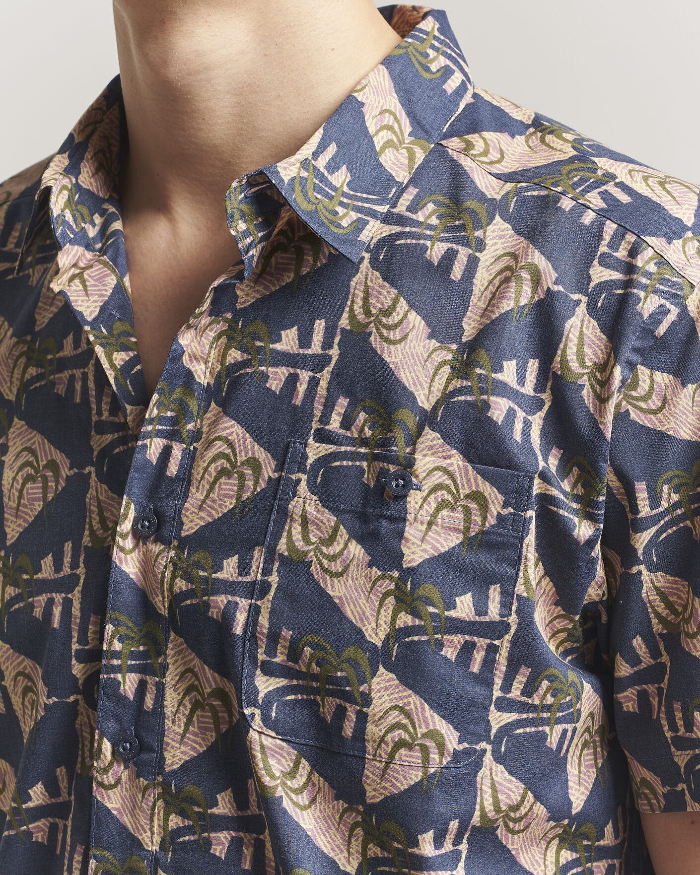 Heren | Overhemden | Patagonia | Go To Short Sleeve Shirt Jaguar Geo