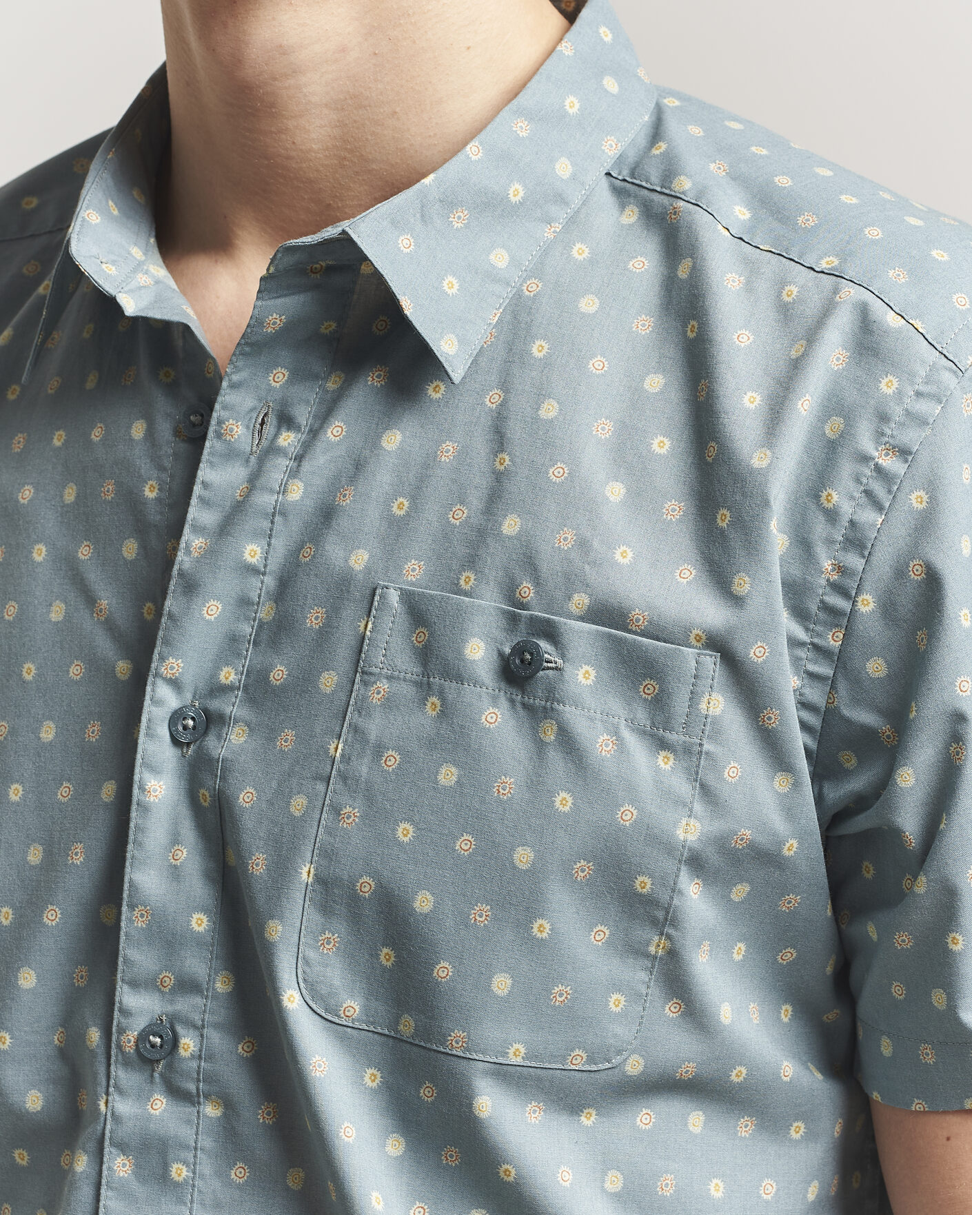 Heren | Overhemden | Patagonia | Go To Short Sleeve Shirt Blue Sage
