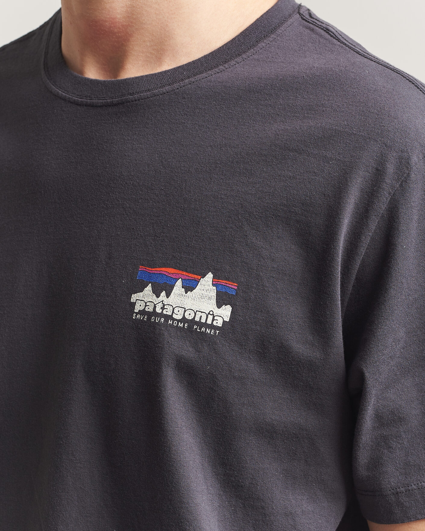 Homme | T-shirts | Patagonia | 73 Skyline Logo T-Shirt Ink Black