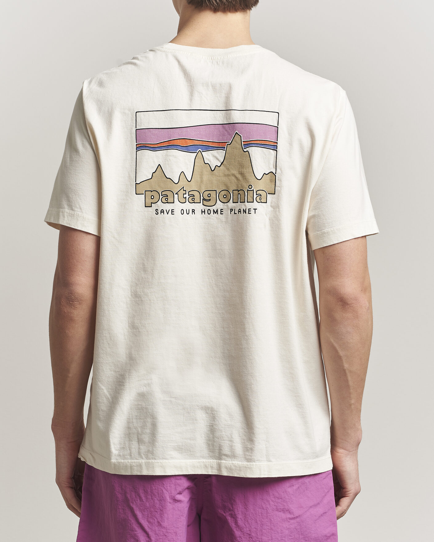 Homme | T-shirts | Patagonia | 73 Skyline Logo T-Shirt Undyed Natural