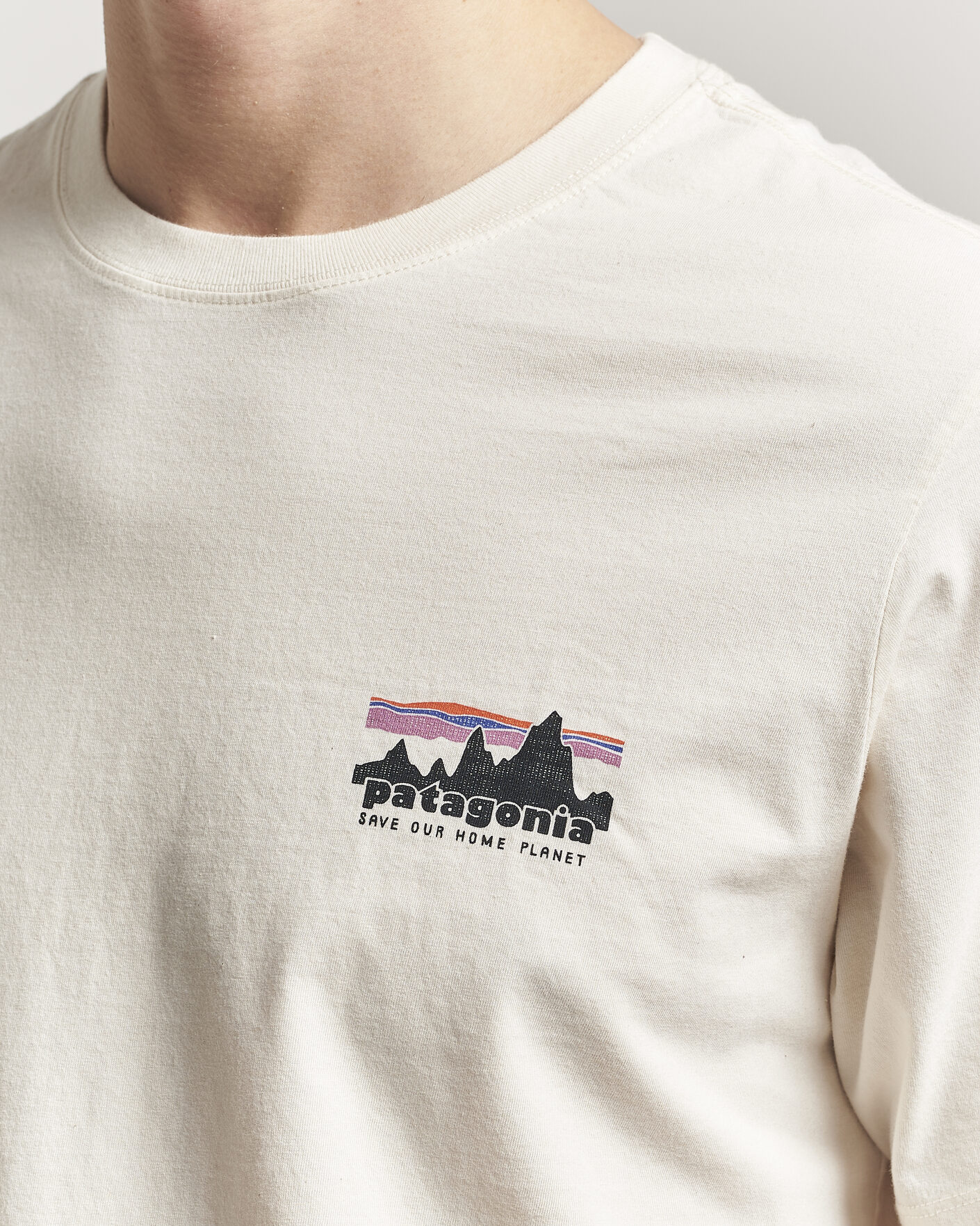 Homme | T-shirts | Patagonia | 73 Skyline Logo T-Shirt Undyed Natural