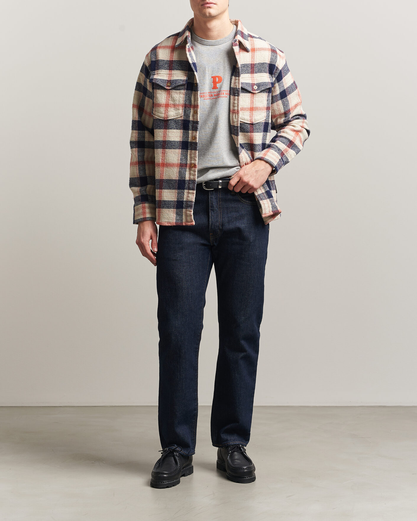 Homme | Chemises | Pendleton | Big Pocket Shirt Silver Lining