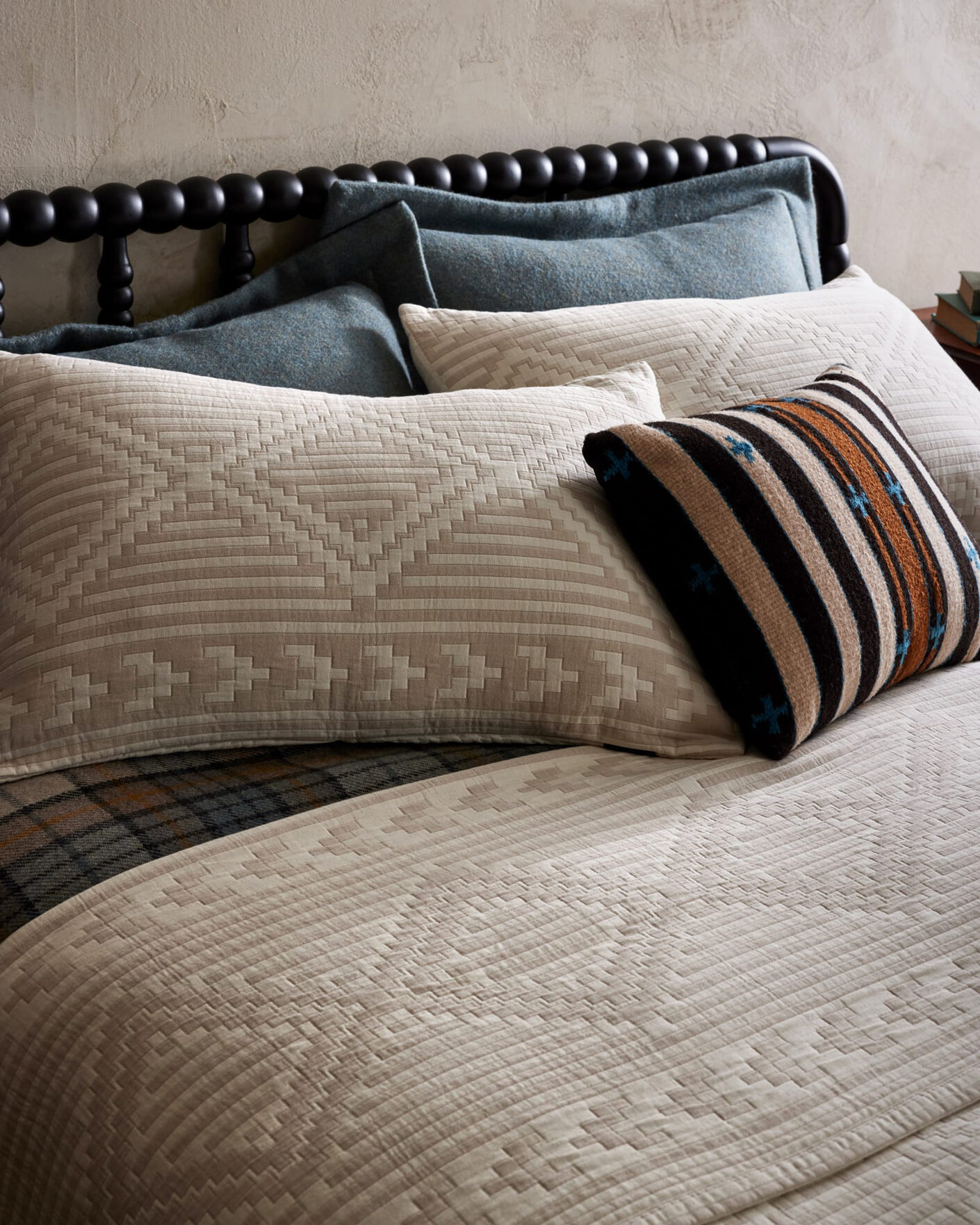 Heren | Thuis | Pendleton | Organic Cotton Matelasse Pillow Ganado