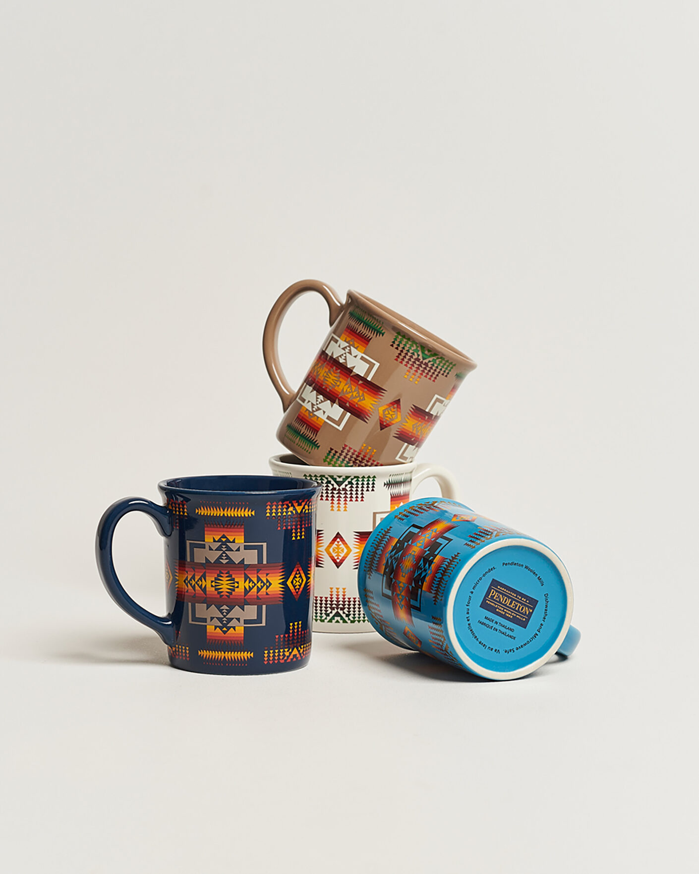 Heren | Thuis | Pendleton | 4-Pack Ceramic Mug Set Chief Joseph