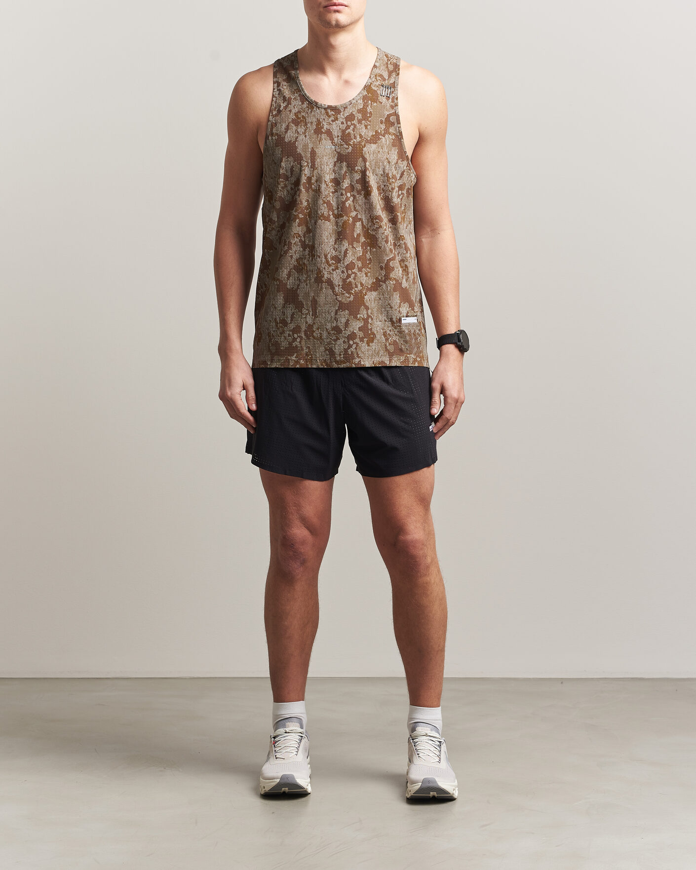 Homme | T-shirts | Satisfy | Space-O Singlet Camo