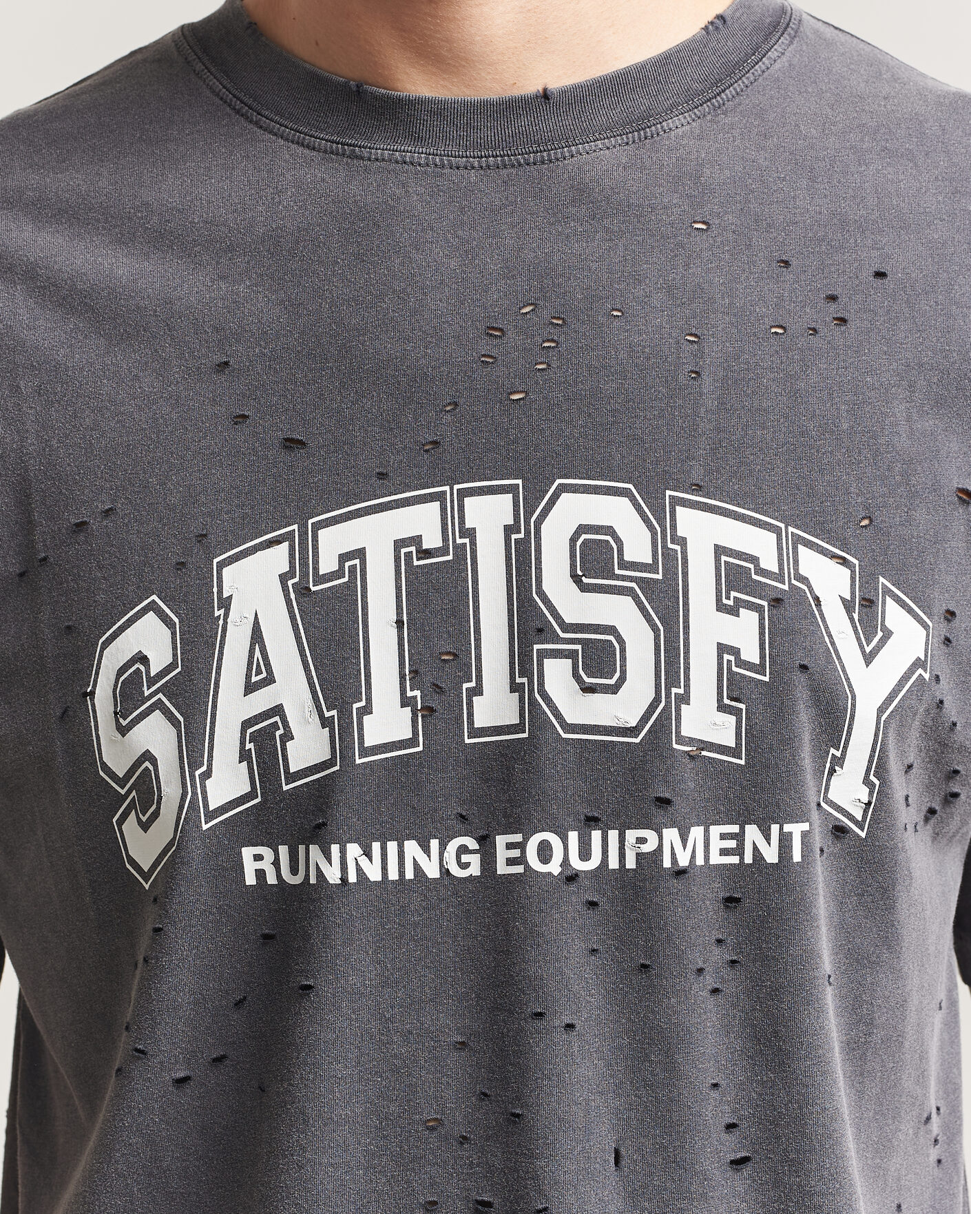 Homme | T-shirts | Satisfy | MothTech T-Shirt Aged Black