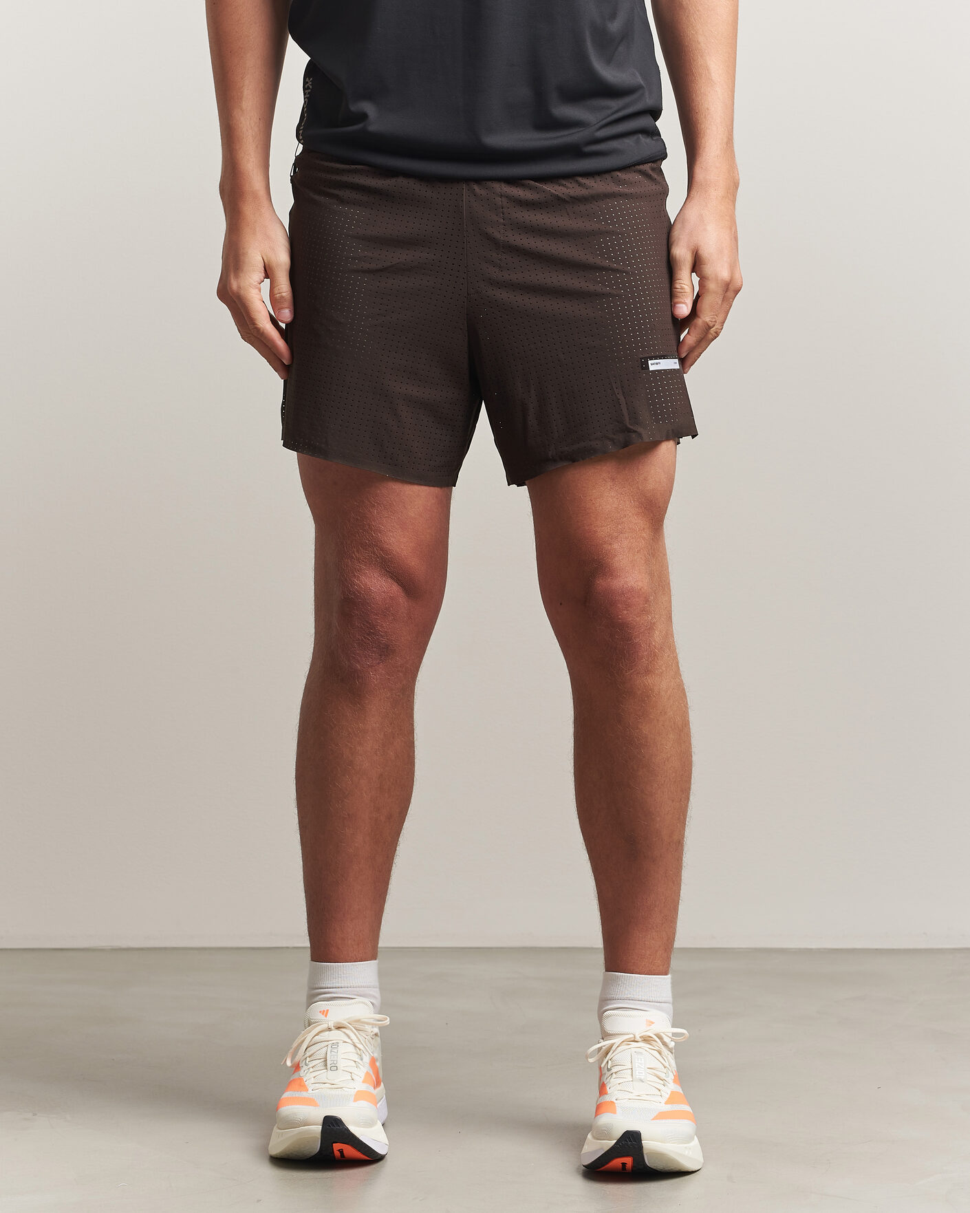 Heren | Korte broek | Satisfy | Space-O 5 Inch Shorts Deep Mahogany