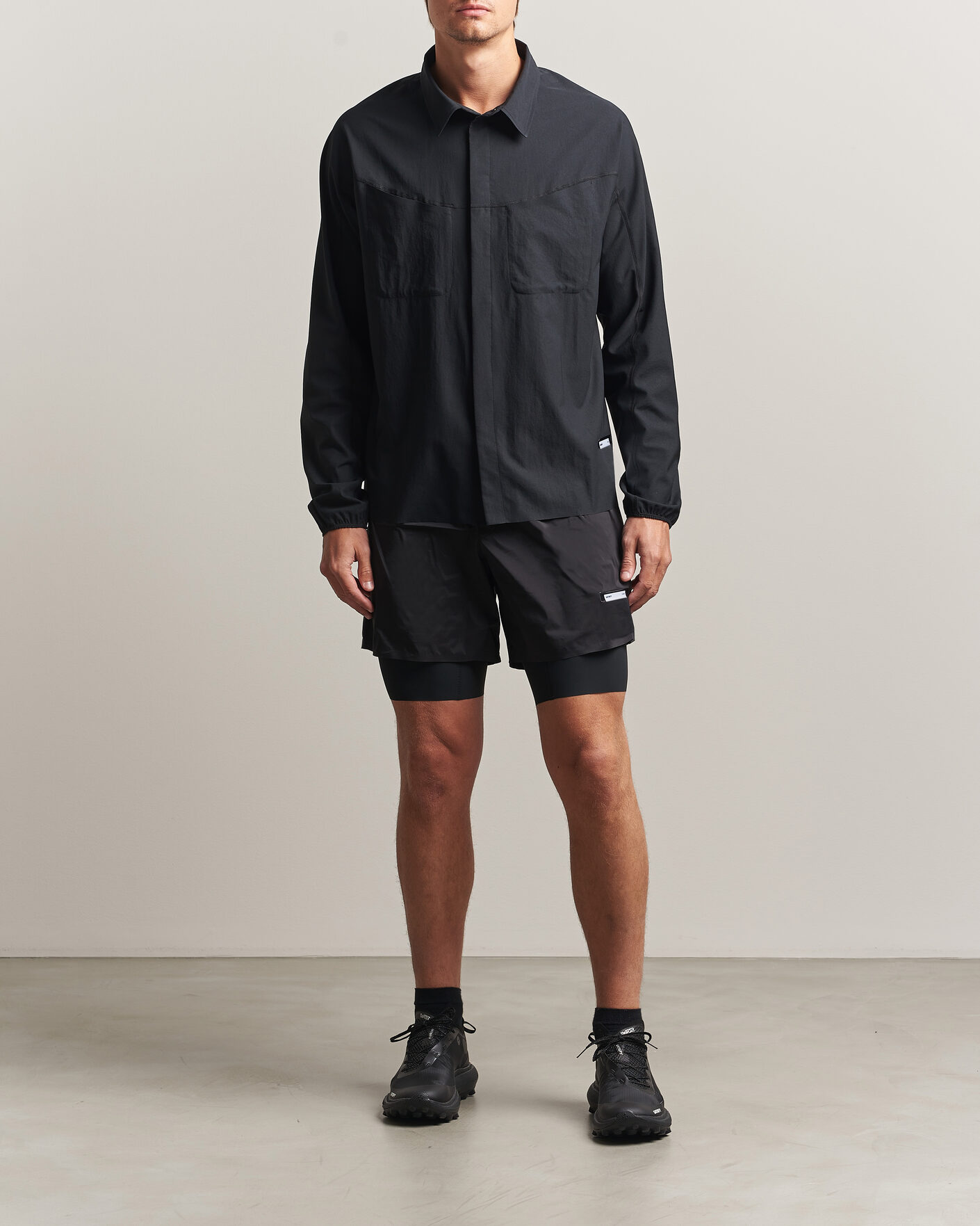 Homme | Shorts | Satisfy | TechSilk 8 Inch Shorts Black
