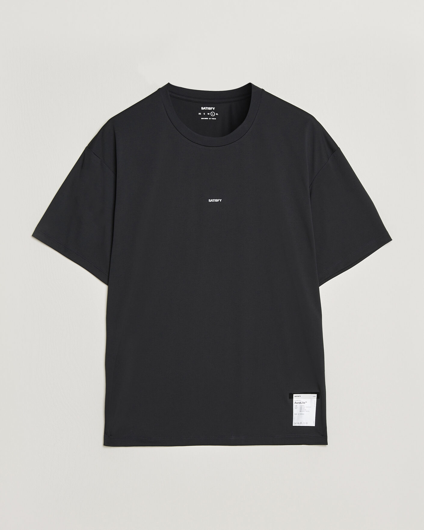 Heren | T-shirts | Satisfy | AuraLite T-Shirt Black