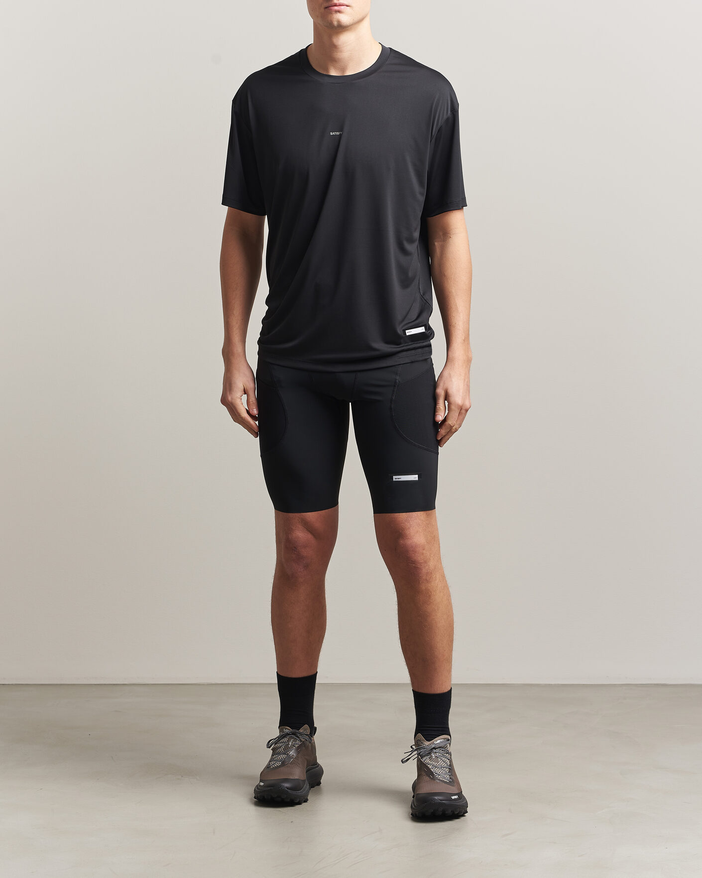 Heren | T-shirts | Satisfy | AuraLite T-Shirt Black