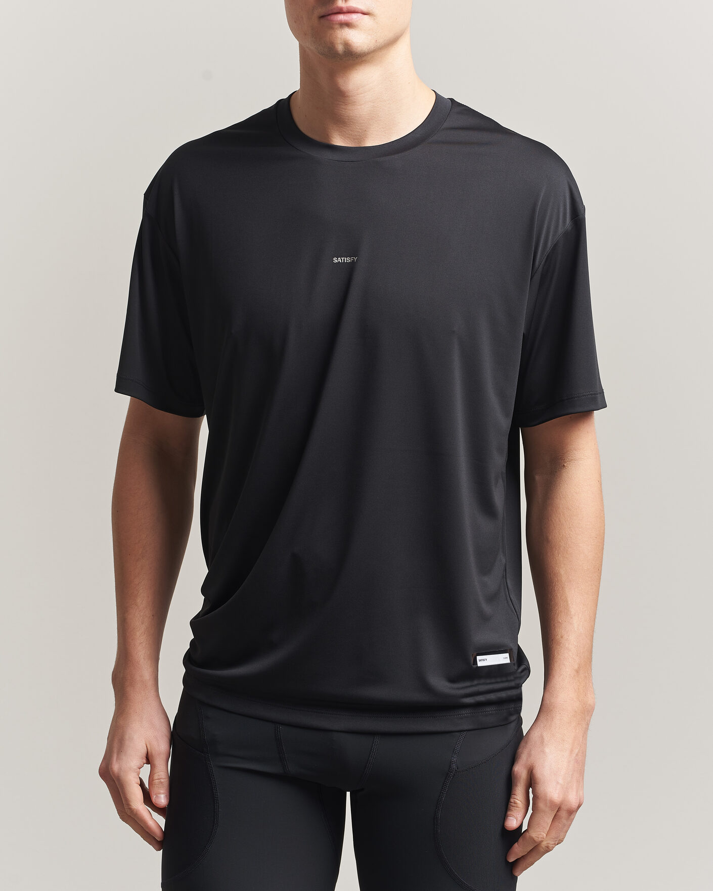 Heren | T-shirts | Satisfy | AuraLite T-Shirt Black