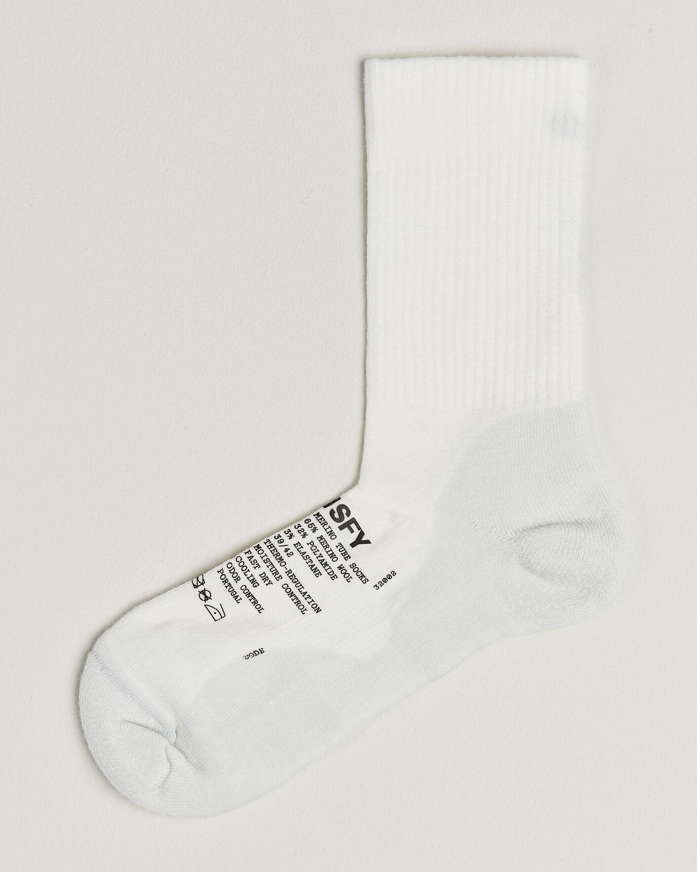 Homme | Sous-Vêtements Et Chaussettes | Satisfy | Merino Tube Socks White