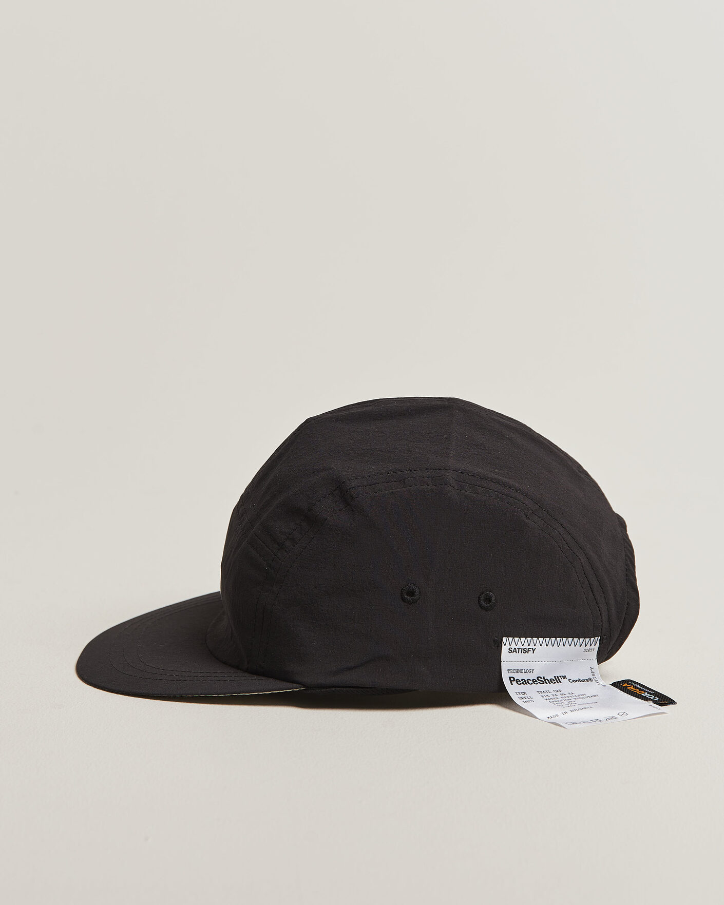 Heren | Hoeden en petten | Satisfy | PeaceShell Cordura Trail Cap Black