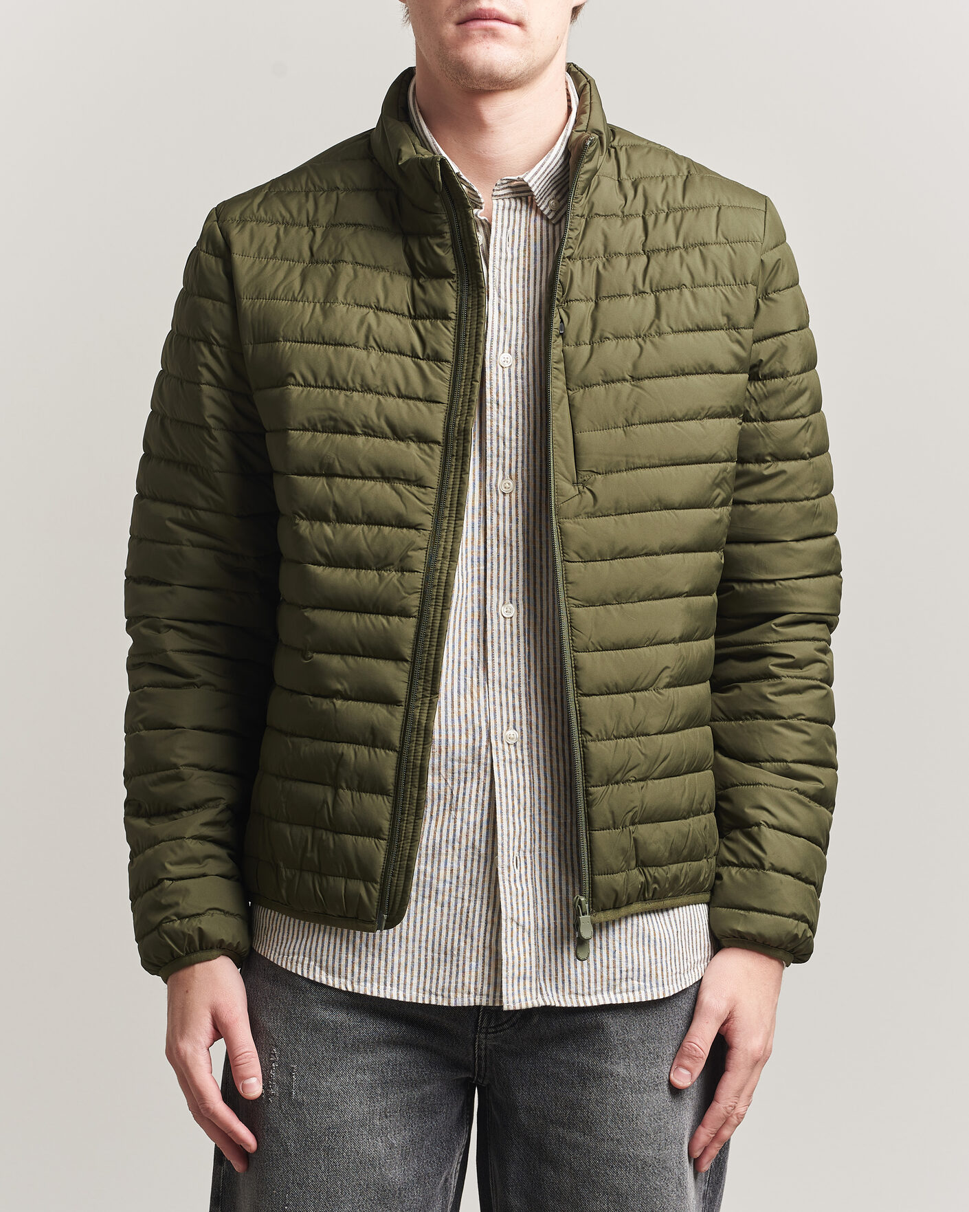 Homme | Manteaux Et Vestes | Save The Duck | Cole Lightweight Padded Jacket Snake Green