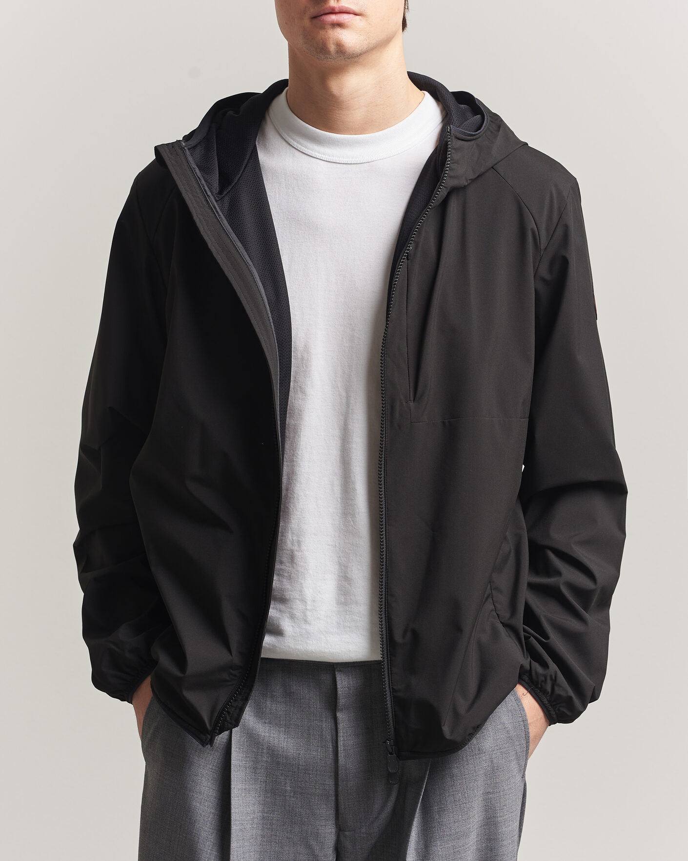 Homme | Manteaux Et Vestes | Save The Duck | Pier Wind/Water Resistant Hood Jacket Black