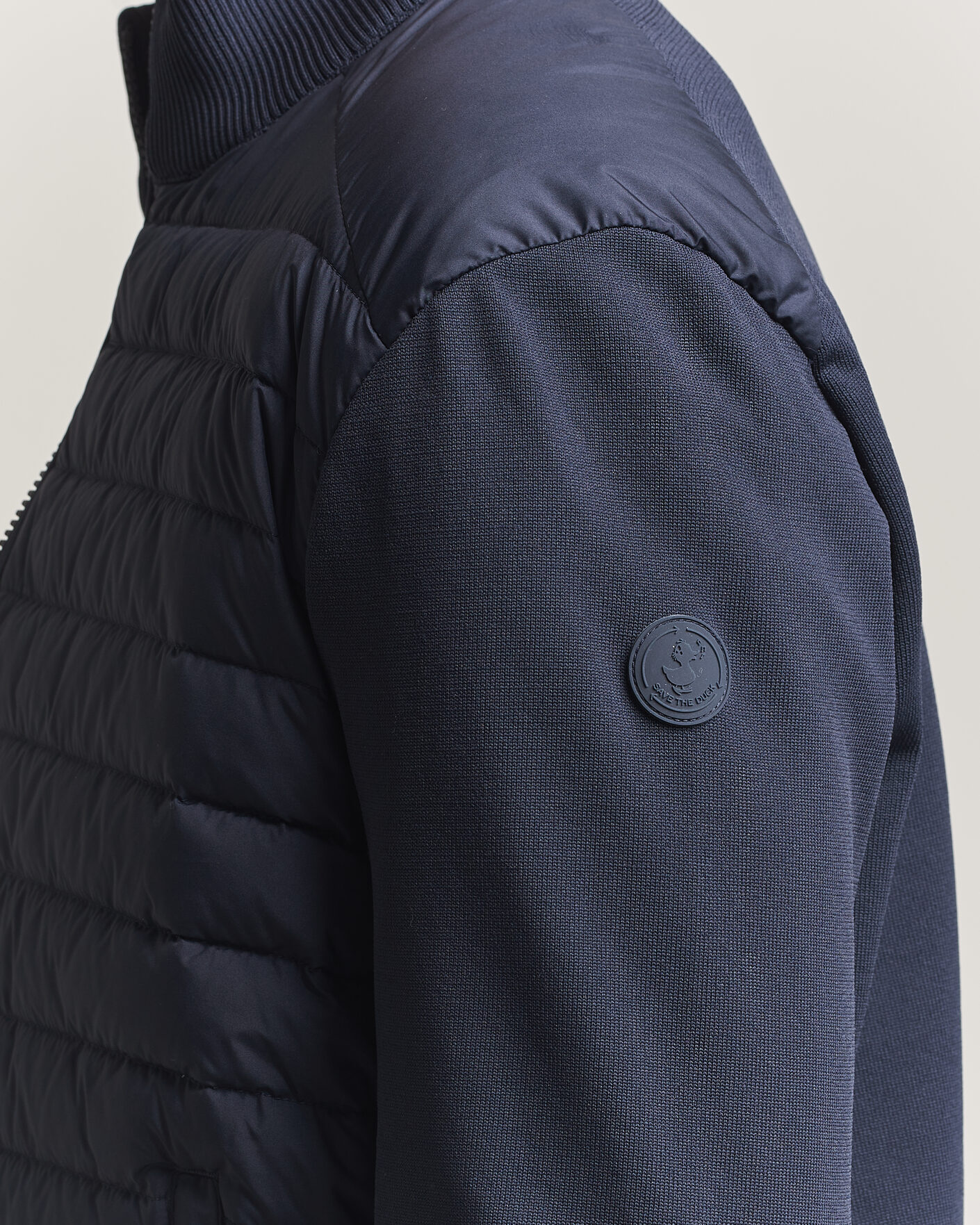 Heren | Jassen | Save The Duck | Sedum Lightweight Padded Hybrid Jacket Navy Blue