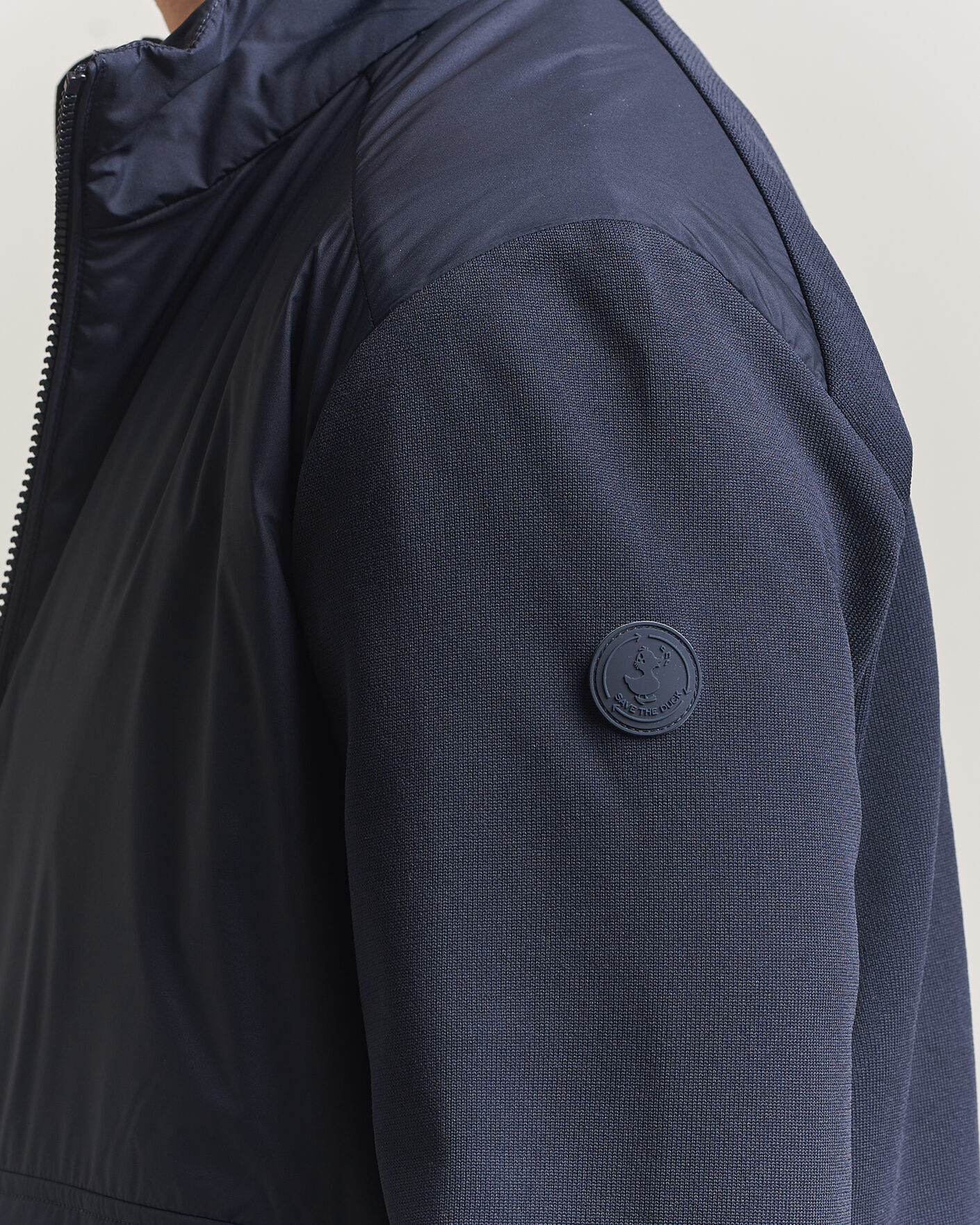 Heren | Jassen | Save The Duck | Alfo Hybrid Jacket Navy Blue