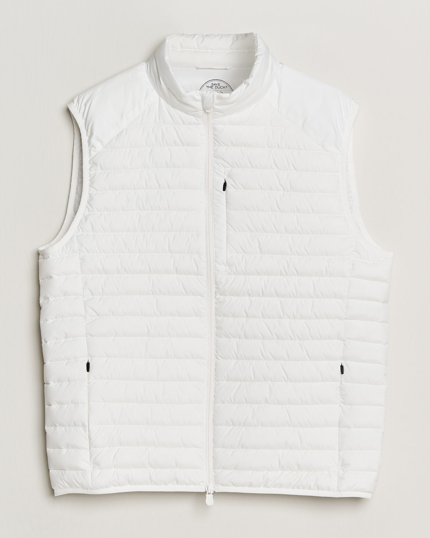 Heren | Gilets | Save The Duck | Dave Lightweight Padded Vest Dull White