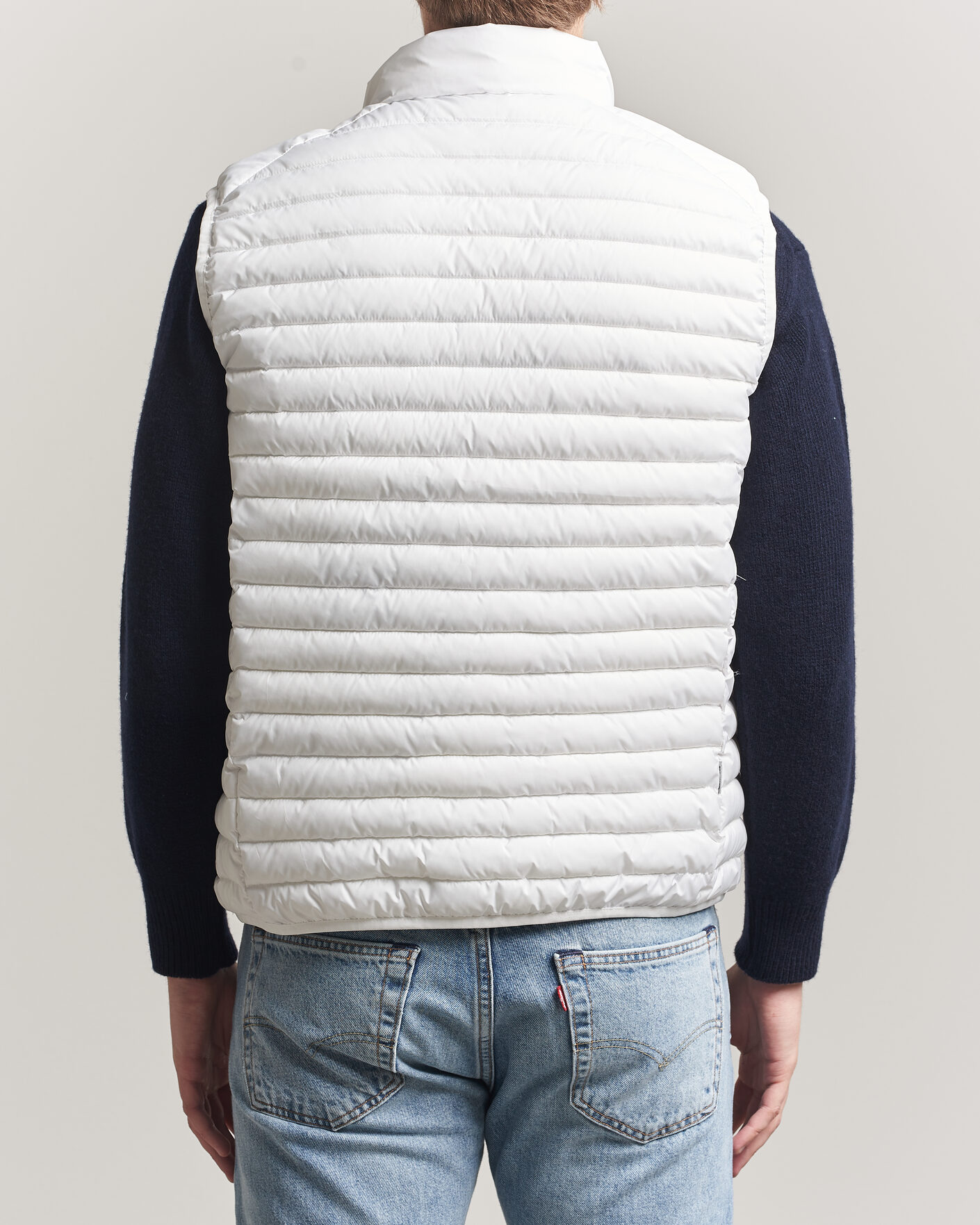 Heren | Gilets | Save The Duck | Dave Lightweight Padded Vest Dull White