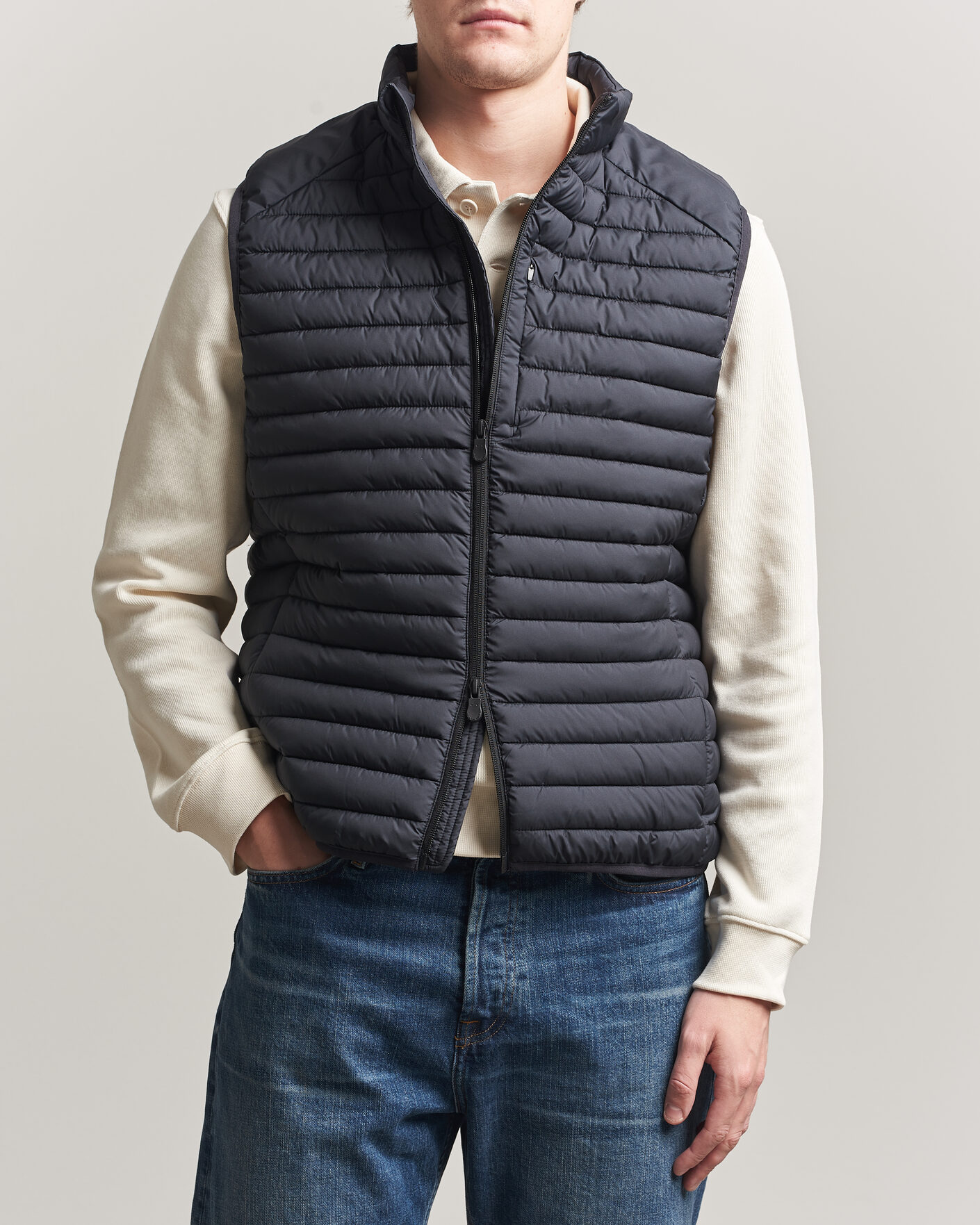 Heren | Gilets | Save The Duck | Dave Lightweight Padded Vest Black
