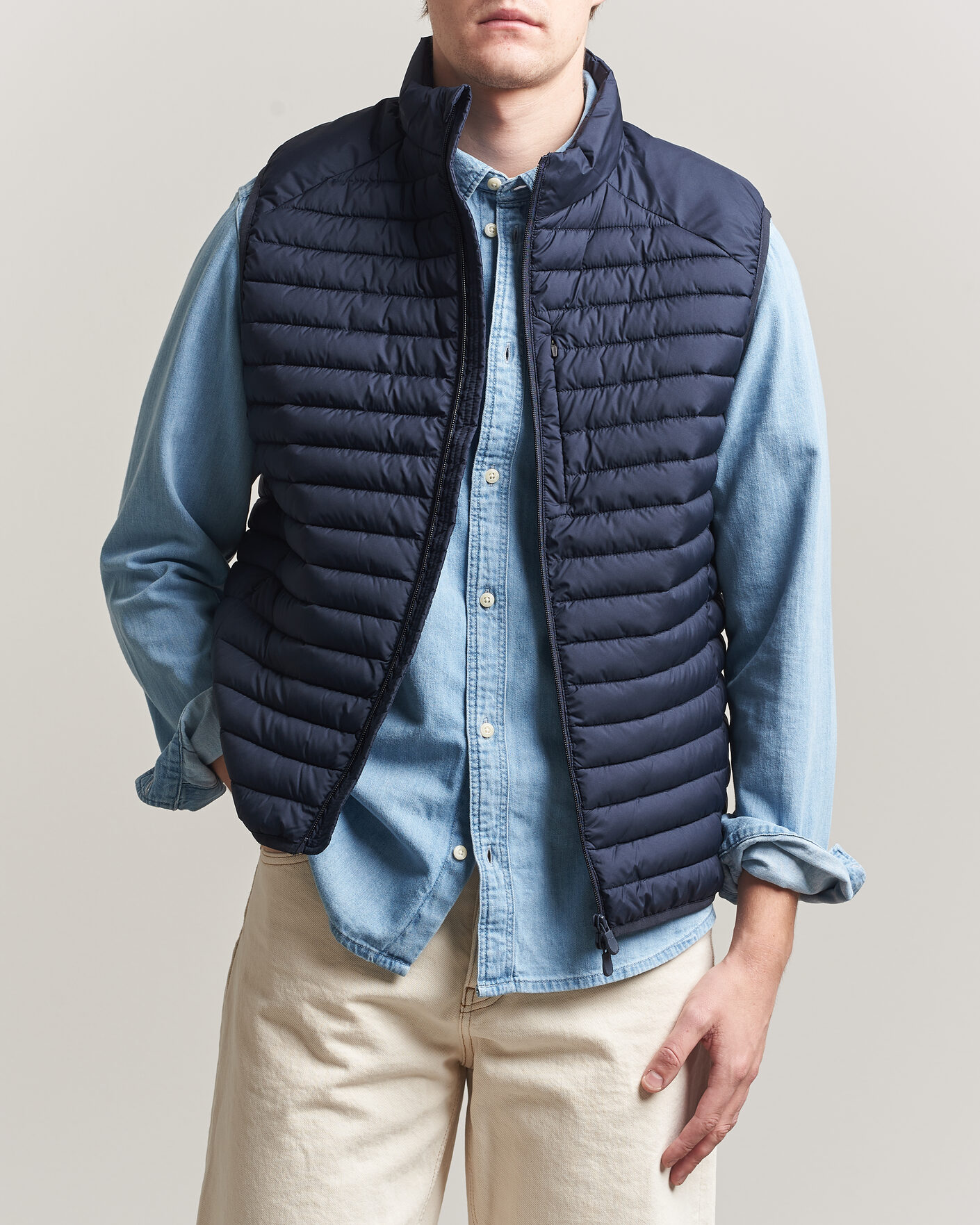 Homme | Gilets | Save The Duck | Dave Lightweight Padded Vest Navy Blue