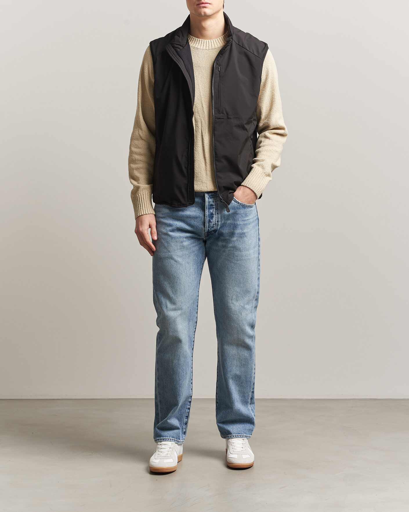 Homme | Gilets | Save The Duck | Joe Wind/Water Resistant Vest Black