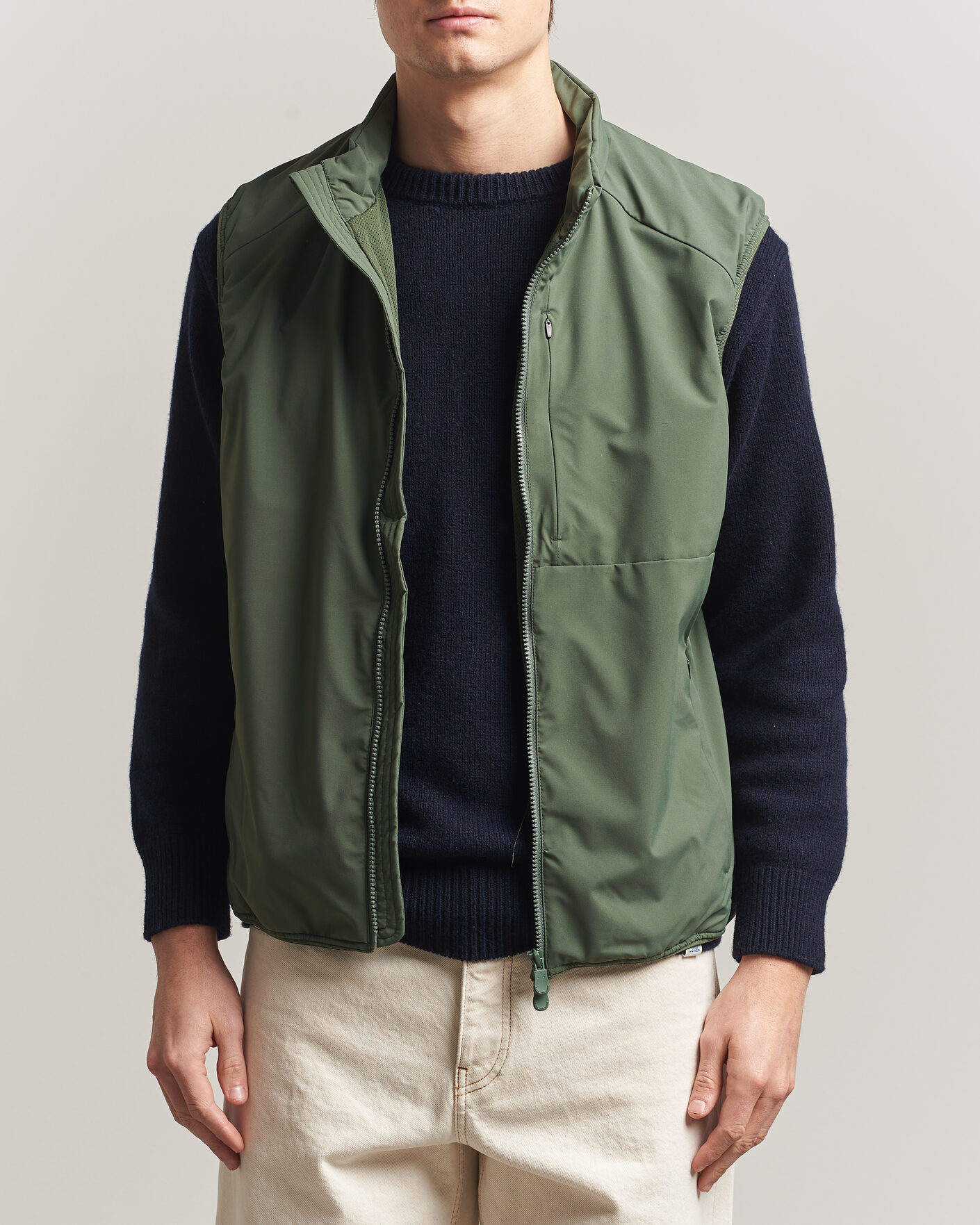 Homme | Gilets | Save The Duck | Joe Wind/Water Resistant Vest Thyme Green