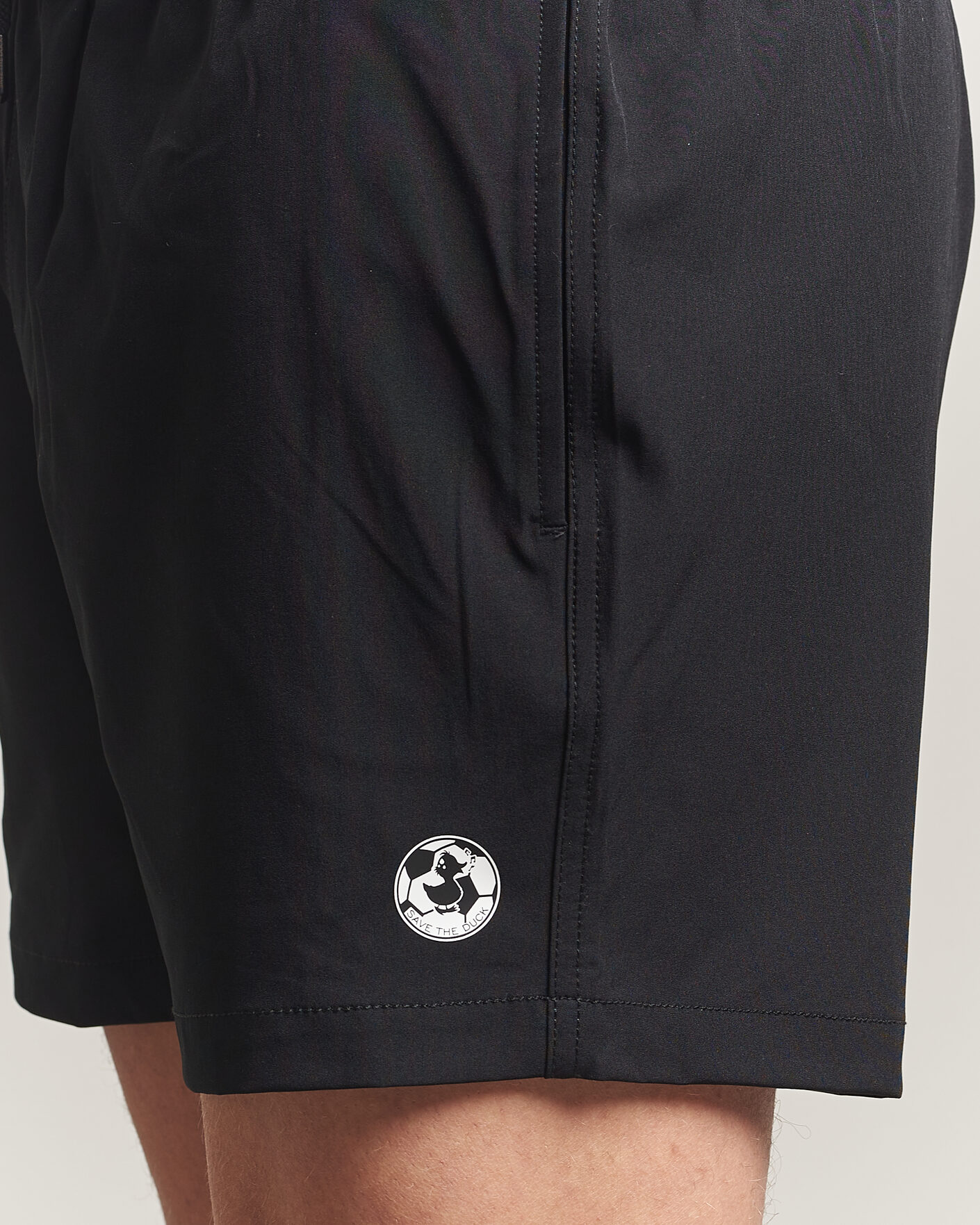 Homme | Maillots De Bain | Save The Duck | Plain Drawstring Swimshorts Black