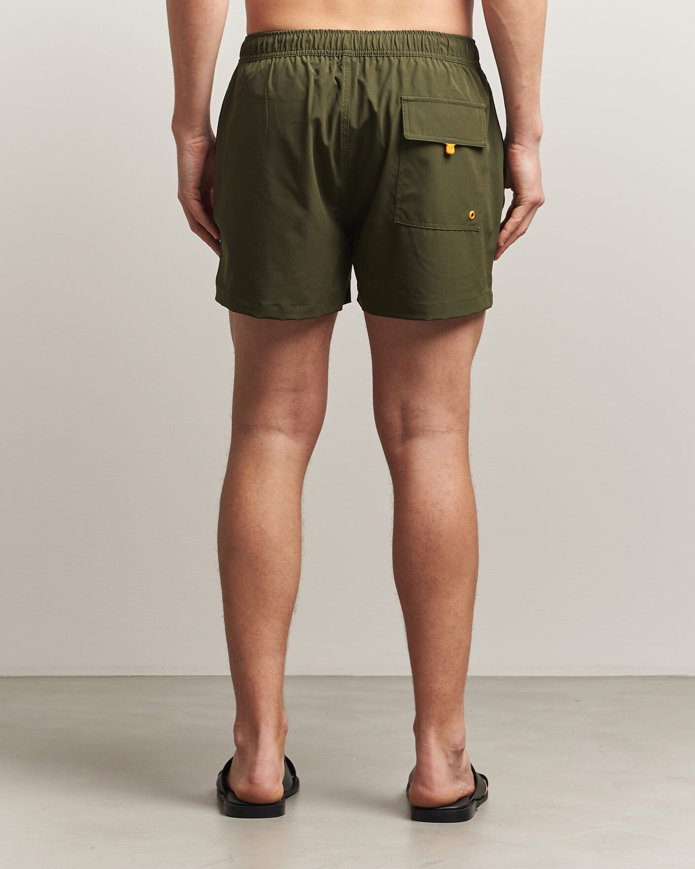 Homme | Maillots De Bain | Save The Duck | Plain Drawstring Swimshorts Snake Green