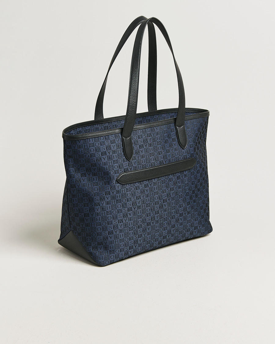 Homme | Sacs | Smythson | Canvas Stamp Tote Navy
