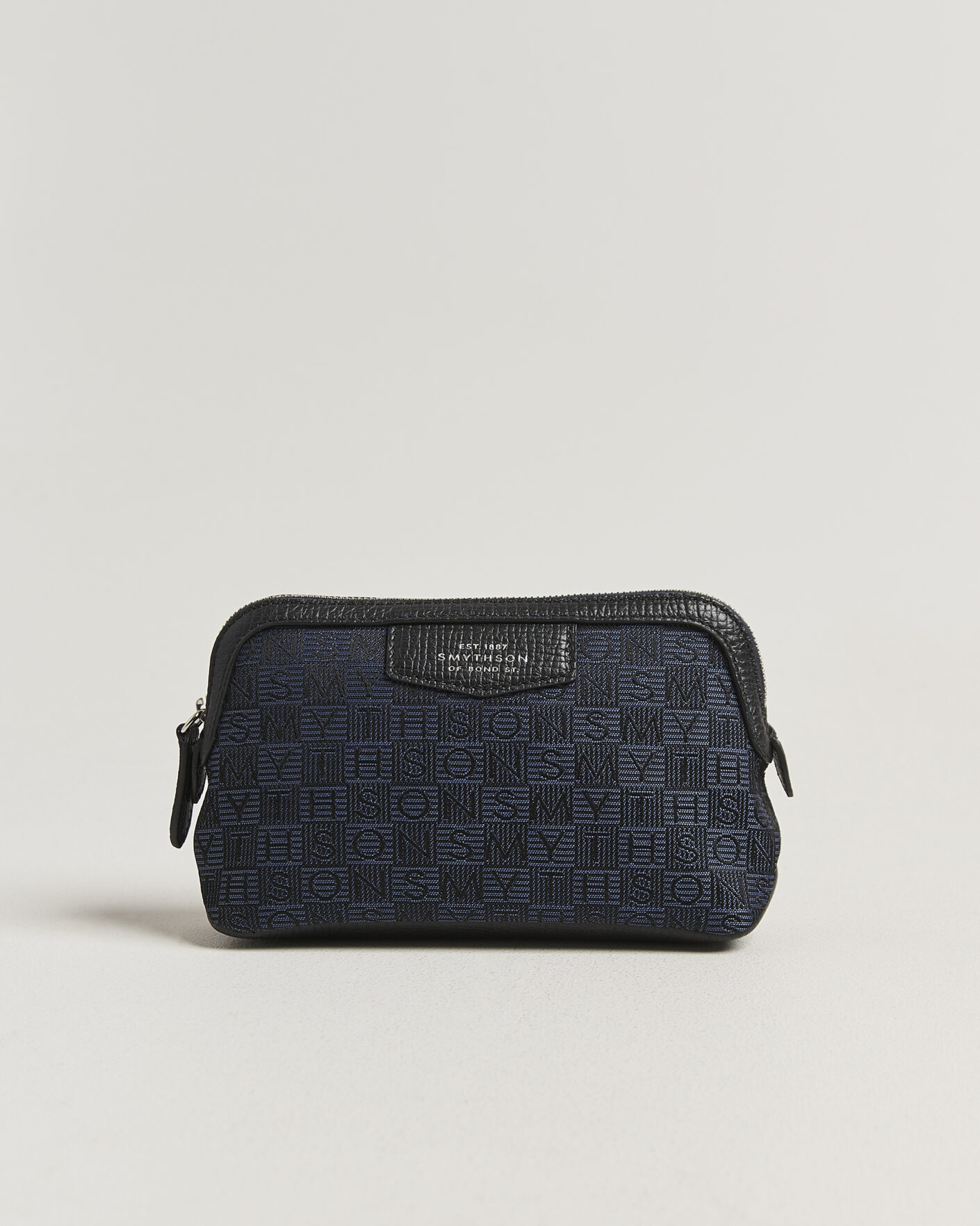 Homme | Sacs | Smythson | Canvas Stamp Small Travel Pouch Navy