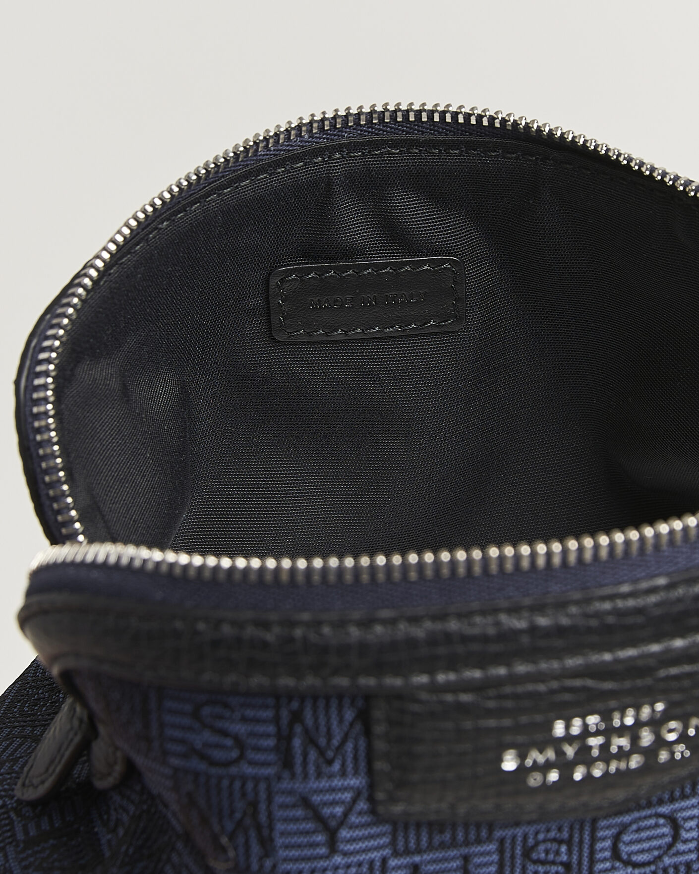 Homme | Sacs | Smythson | Canvas Stamp Small Travel Pouch Navy