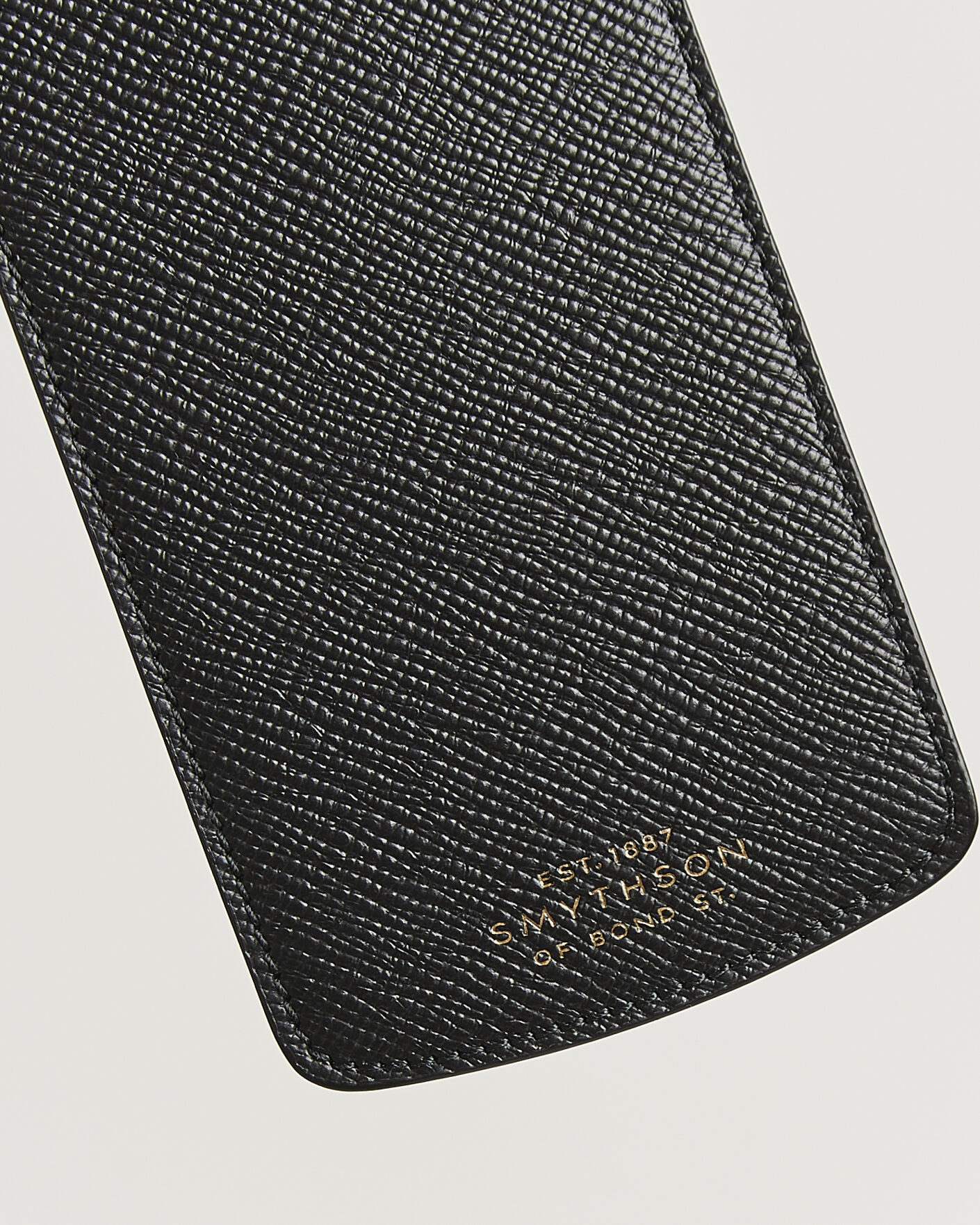 Homme | Lunettes De Soleil | Smythson | Panama Glasses Case Black