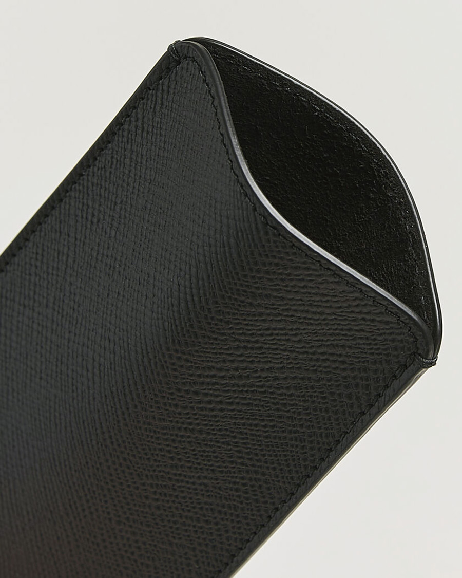 Heren | Smythson Panama Glasses Case Black | Smythson | Panama Glasses Case Black