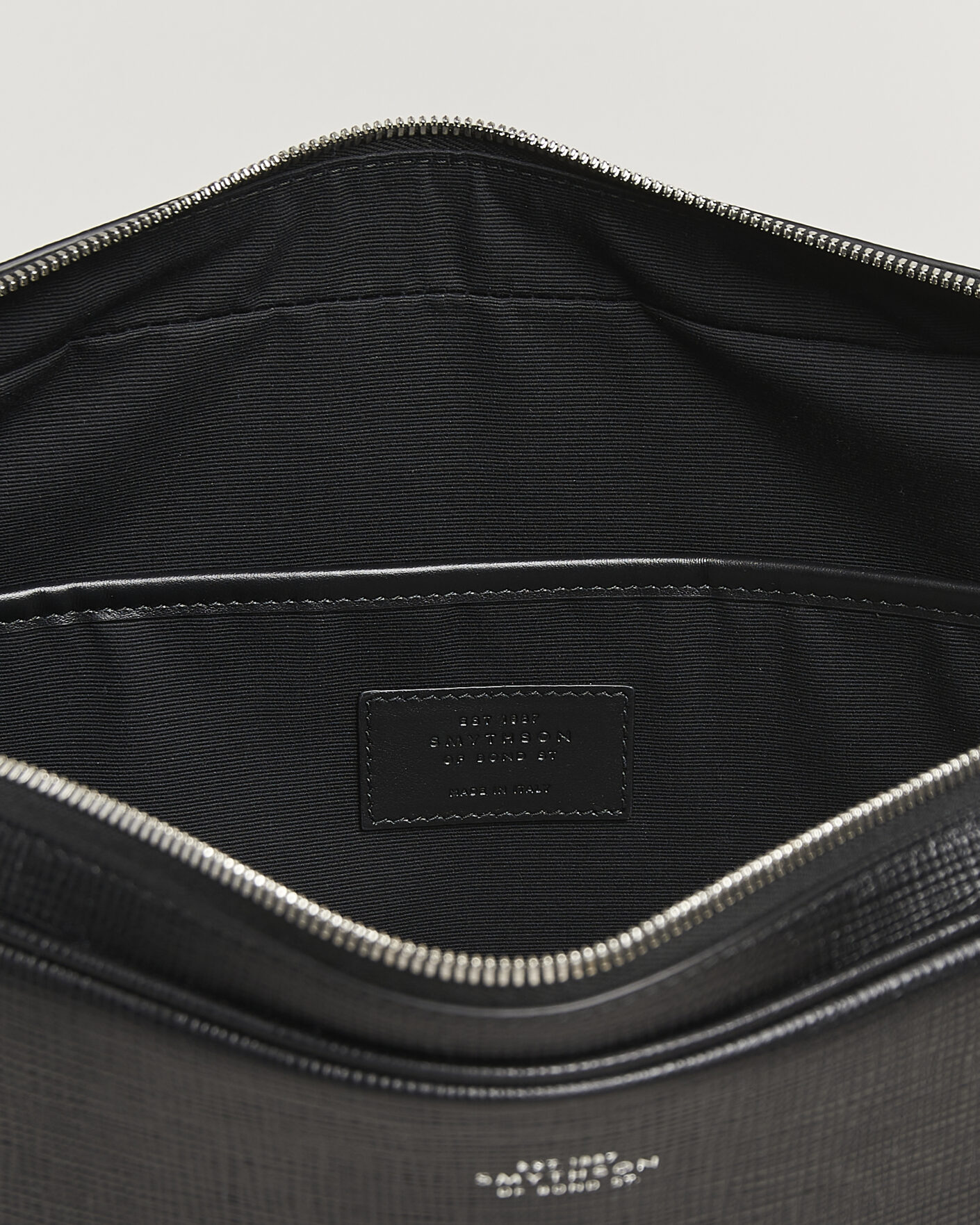 Homme | Sacs | Smythson | Panama Slim Messenger Bag Black
