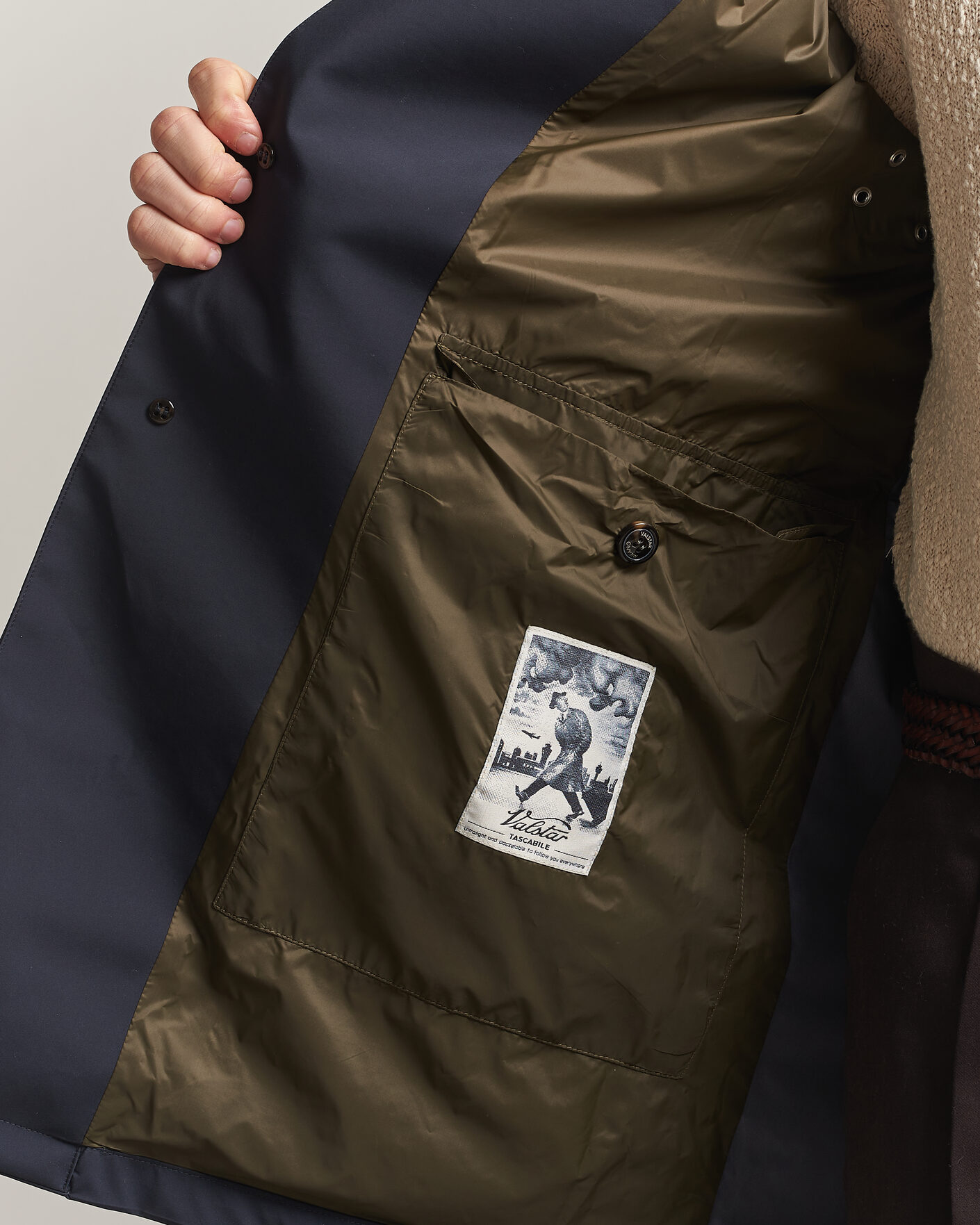 Heren | Jassen | Valstar | Milano Rain Coat Navy